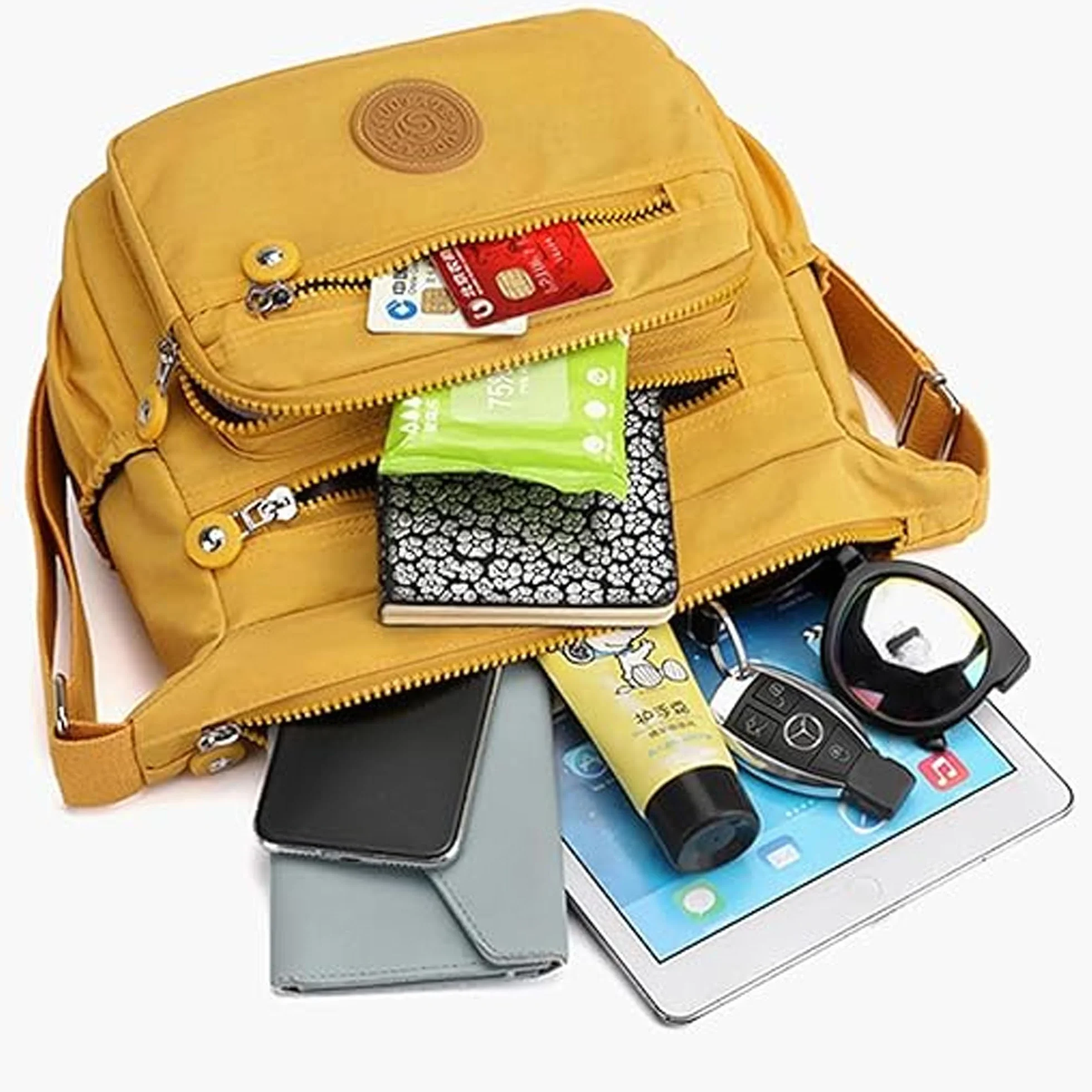 Anti Splash Water Messenger Torba Crossbody Multi Kieszenie Casual Podróżna
