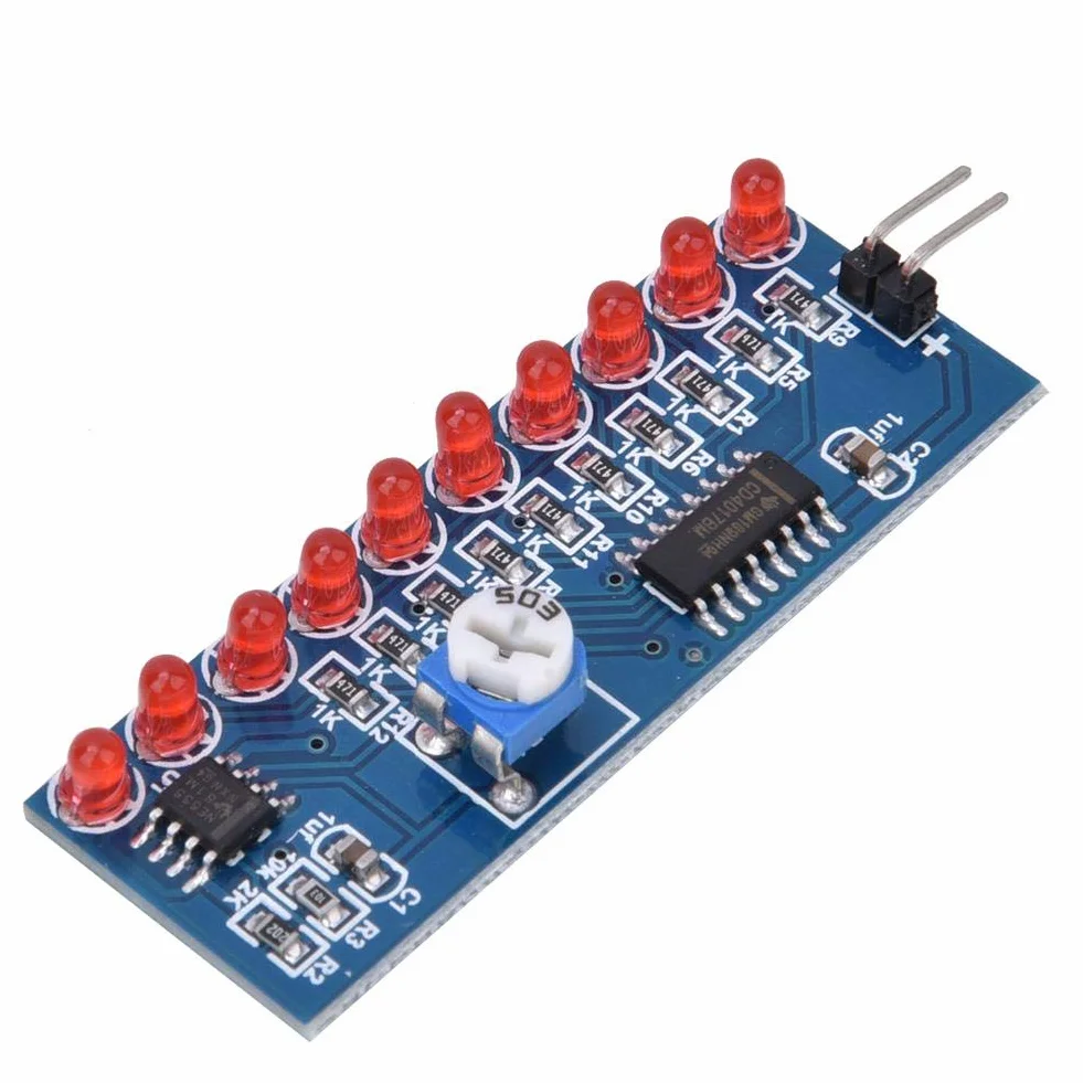 2 stücke Wasser Fließendes Licht Modul NE555 + CD4017 LED Chaser LED Lauflicht