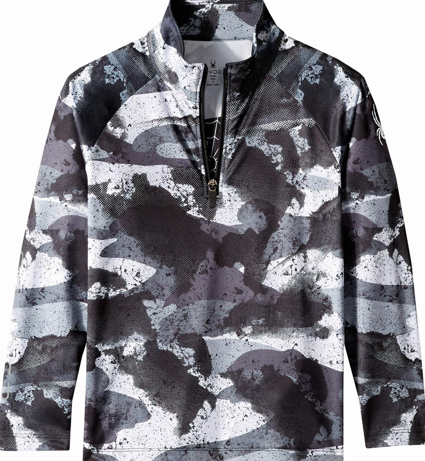 Spyder Chłopięce Limitless Camo Half Zip T-Neck