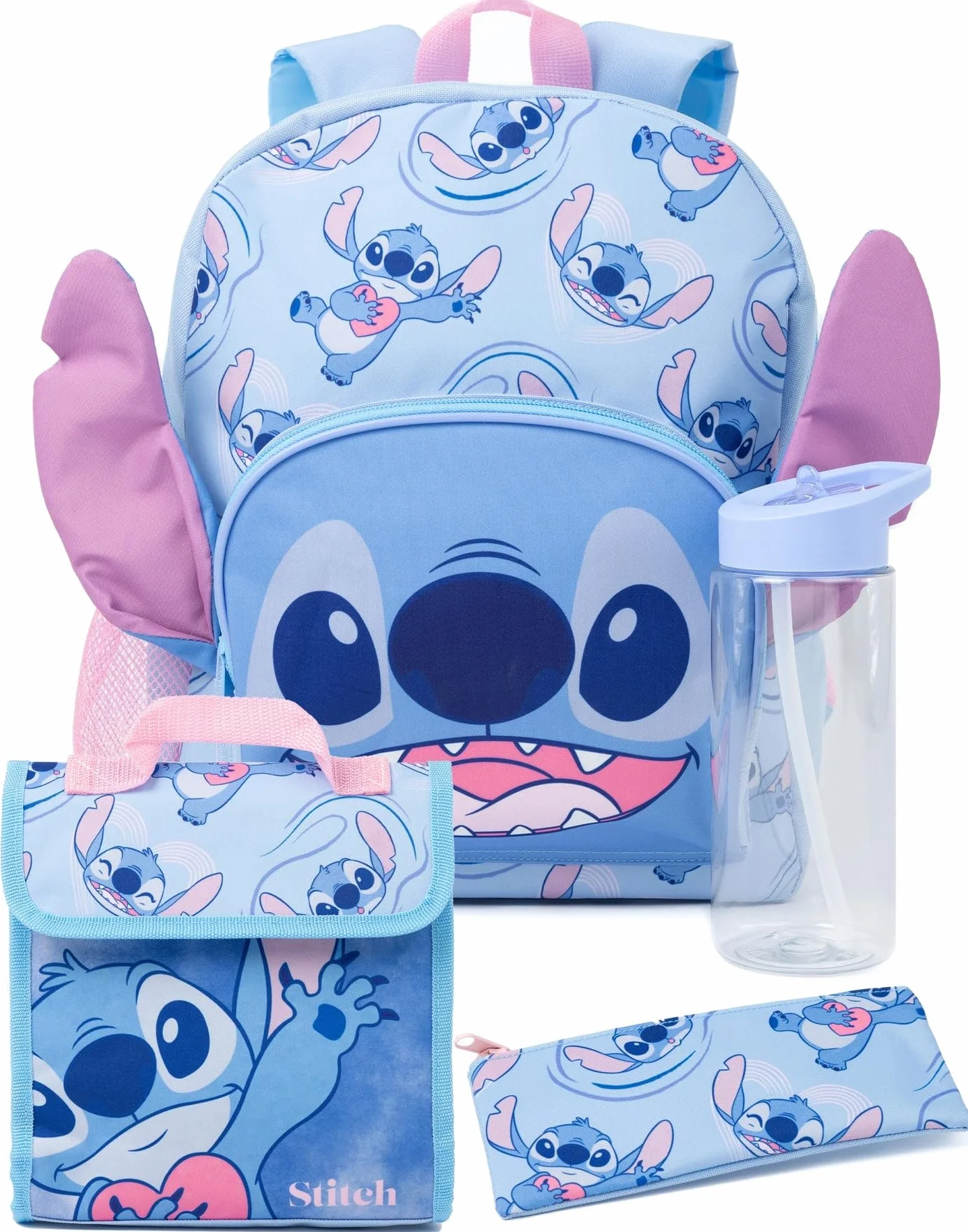 Disney Lilo i Stitch 4-częściowy plecak 3D z postaciami dla dzieci