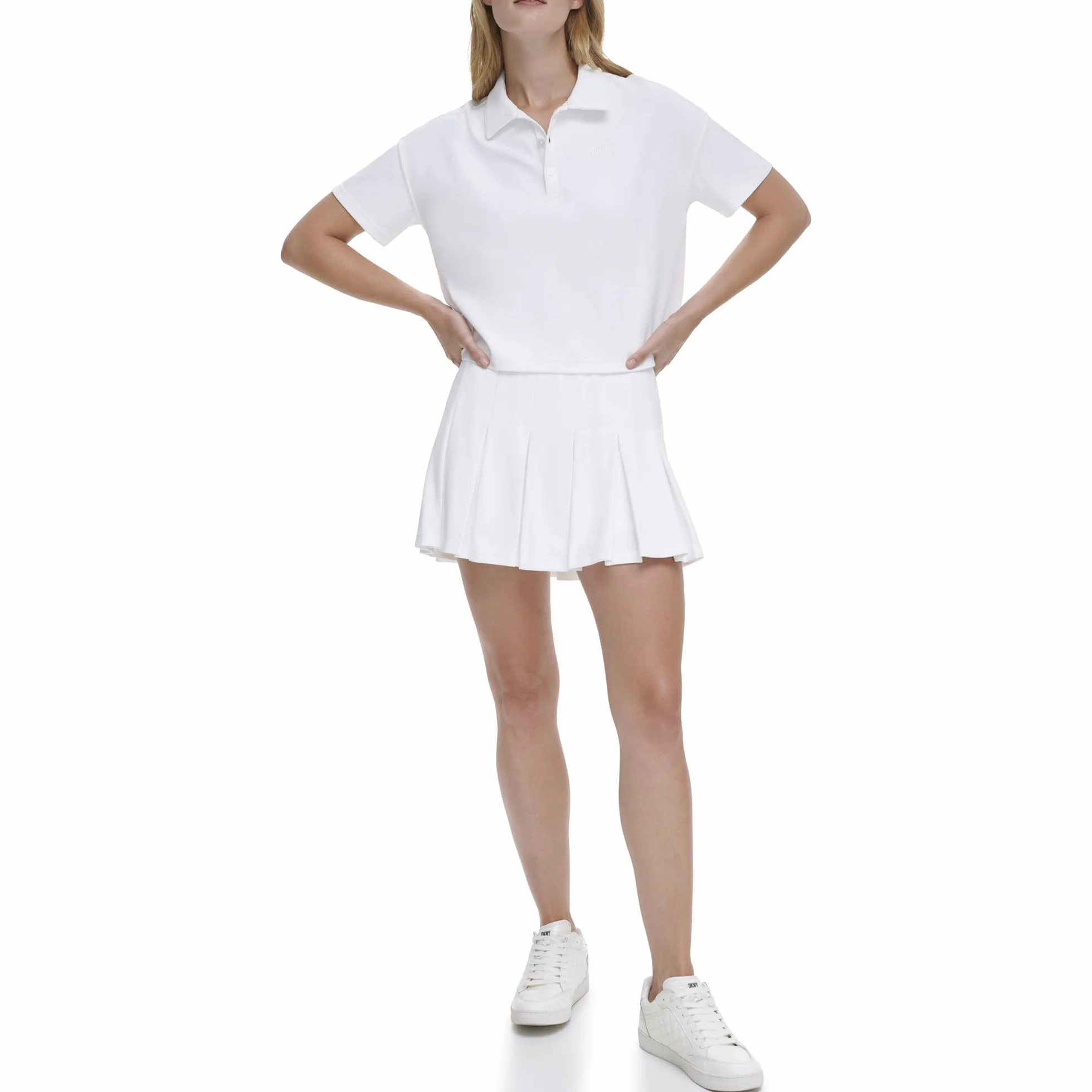 DKNY Spódnico-spodnie Kobiety Tech Pique Pleated Skort