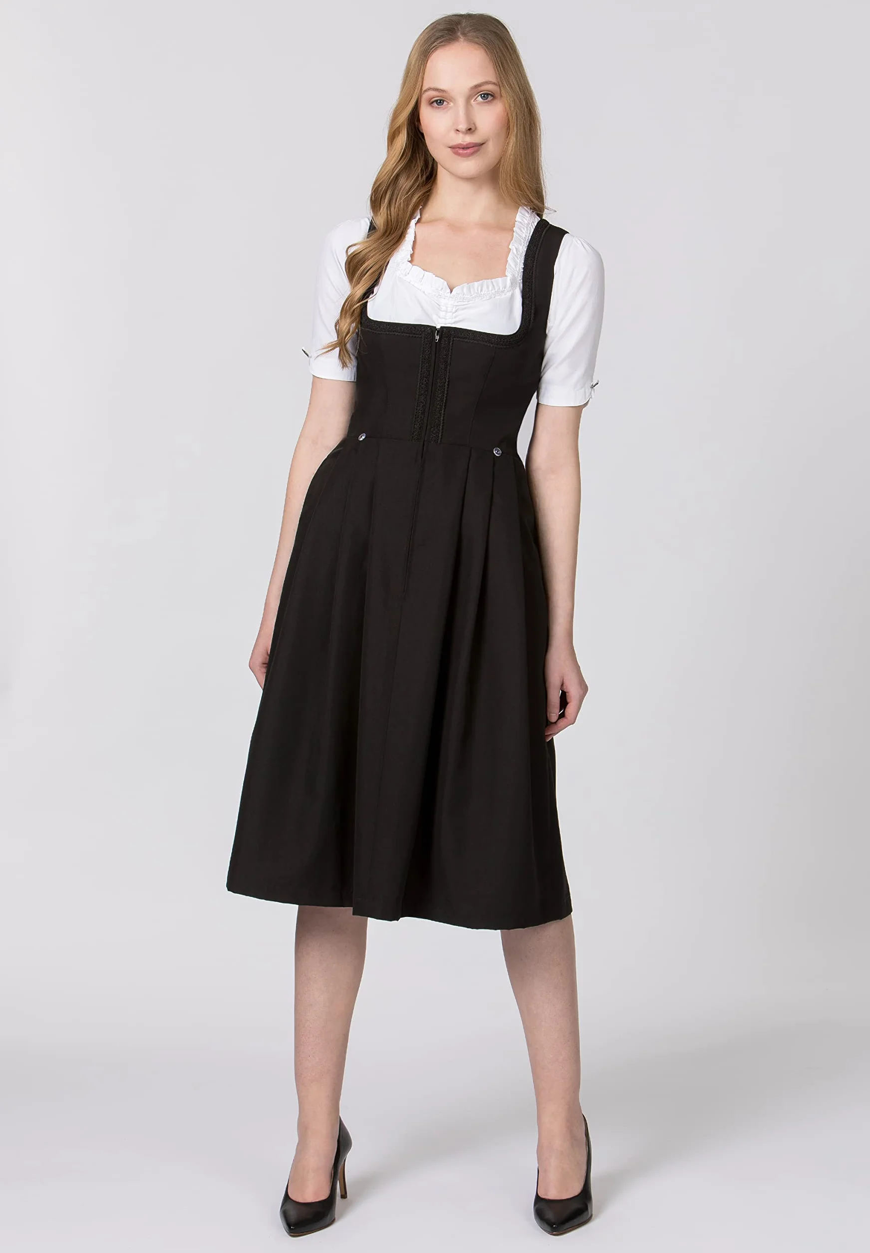 Stockerpoint Dirndl Zita Sukienka, Czarny, 46