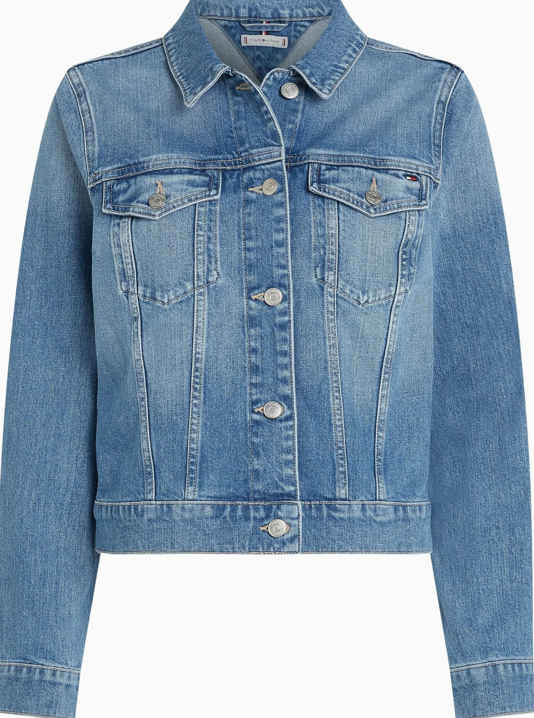 TOMMY HILFIGER DNM SLIM KURTKA UMA WW0WW44373 Kobiety Dnm Slim Jacket Uma Ww0ww44373
