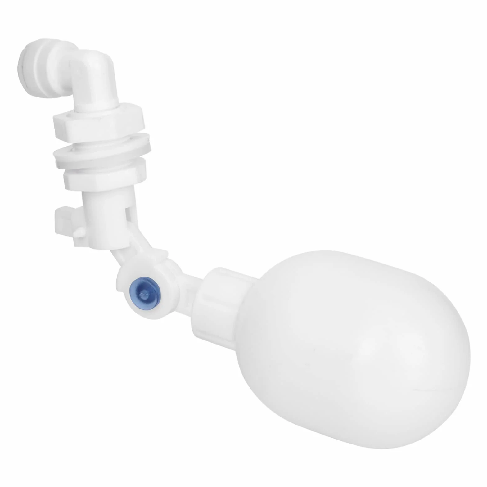 Regulowany Zawór Pływakowy, Mini Plastikowy Regulowany Zawór Pływakowy do Systemu Odwróconej Osmozy RO DI w Akwarium