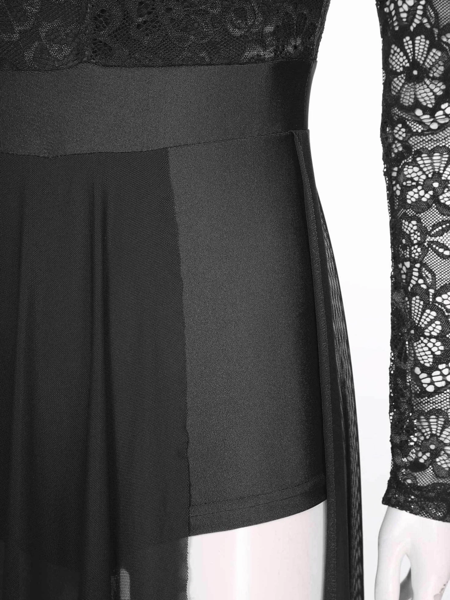 CHICTRY Damska koronkowa sukienka baletowa, na jedno ramię, liryczna sukienka kwiatowa, baletowa, patchwork, trykot z asymetryczną spódnicą, tancewear