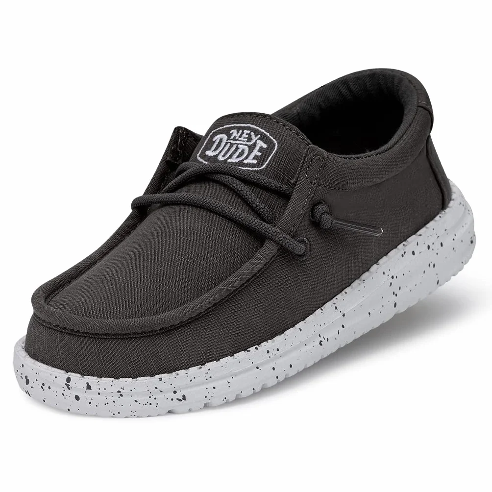 HEYDUDE Chłopcy Wally Youth Slub Canvasmoccasin