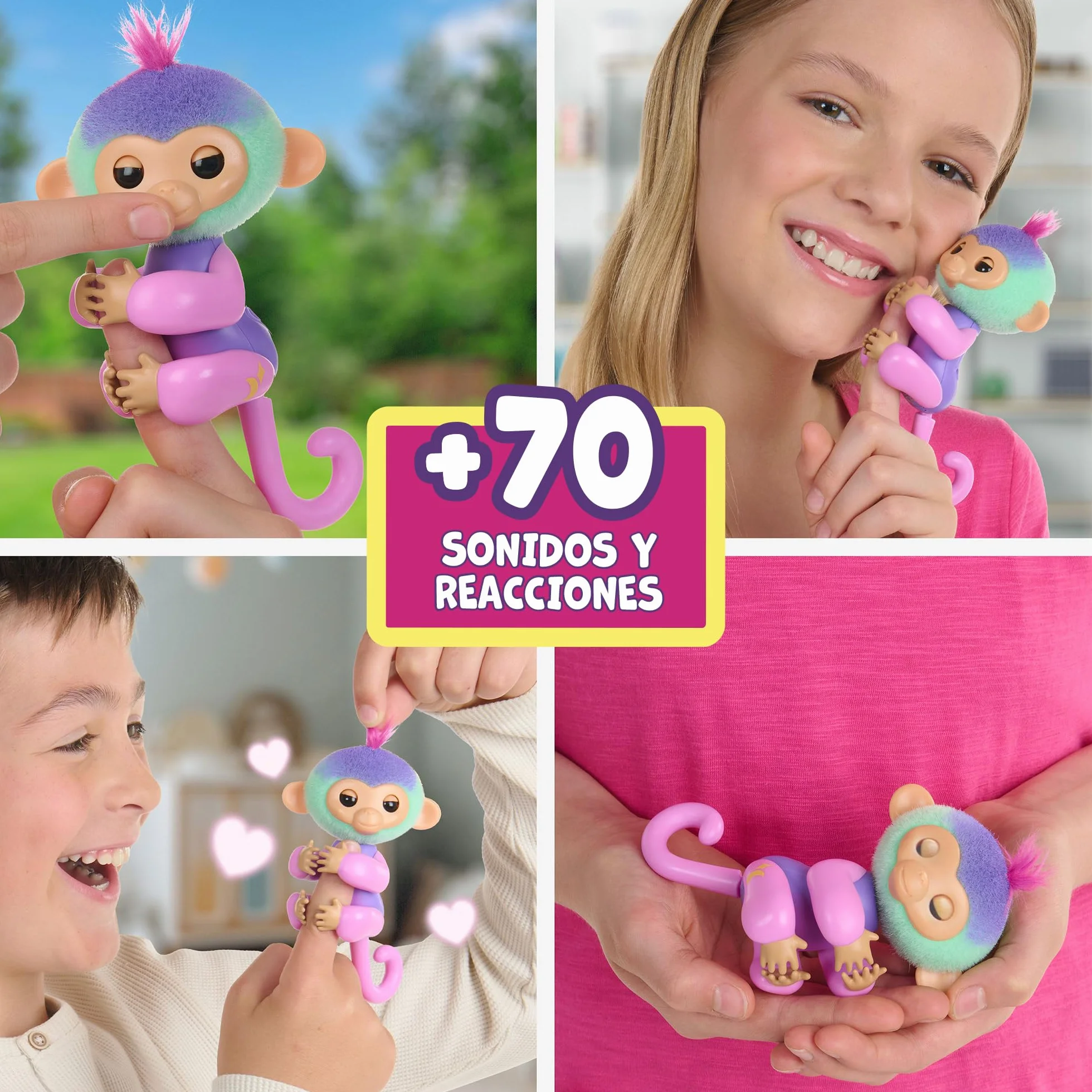 Fingerlings Magiczne Kolory Zabawka, Wielobarwny (Bizak 61853181-1)