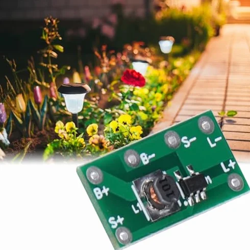 10 sztuk słoneczna płytka drukowana kontroler ładowania słonecznego moduł płyty z włókna szklanego do oświetlenia drogowego Solar Home Landscape Light Solar Lawn Light Solar Christmas Light