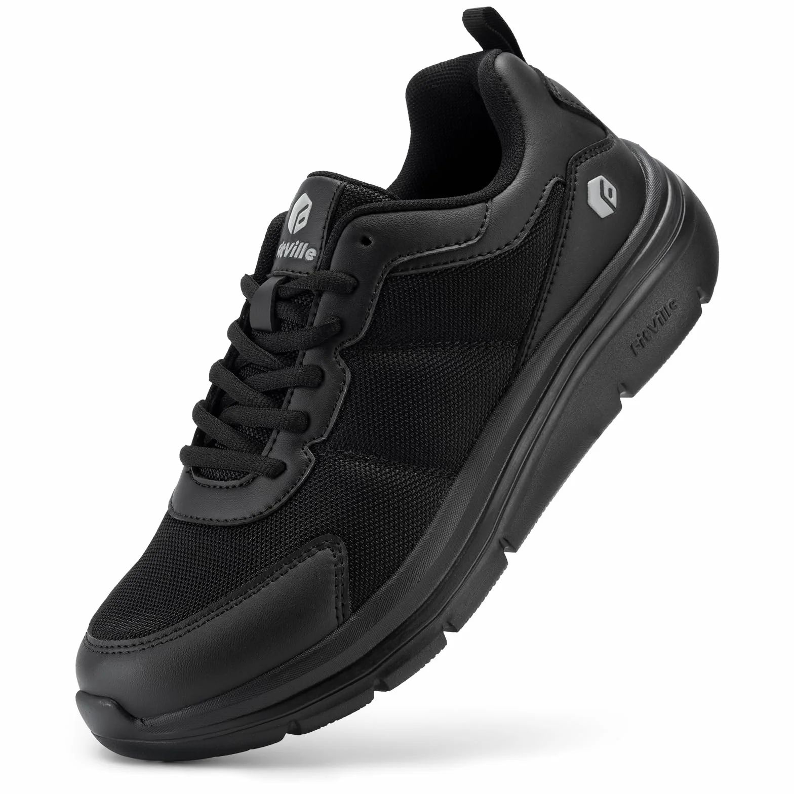 Fitville Extra Wide Buty Do Chodzenia Męskie Lekkie Buty Casualowe Absorpcja Wstrząsów I Odbicia Buty Fitness Oddychające Siłownia Elastyczne I Giętkie