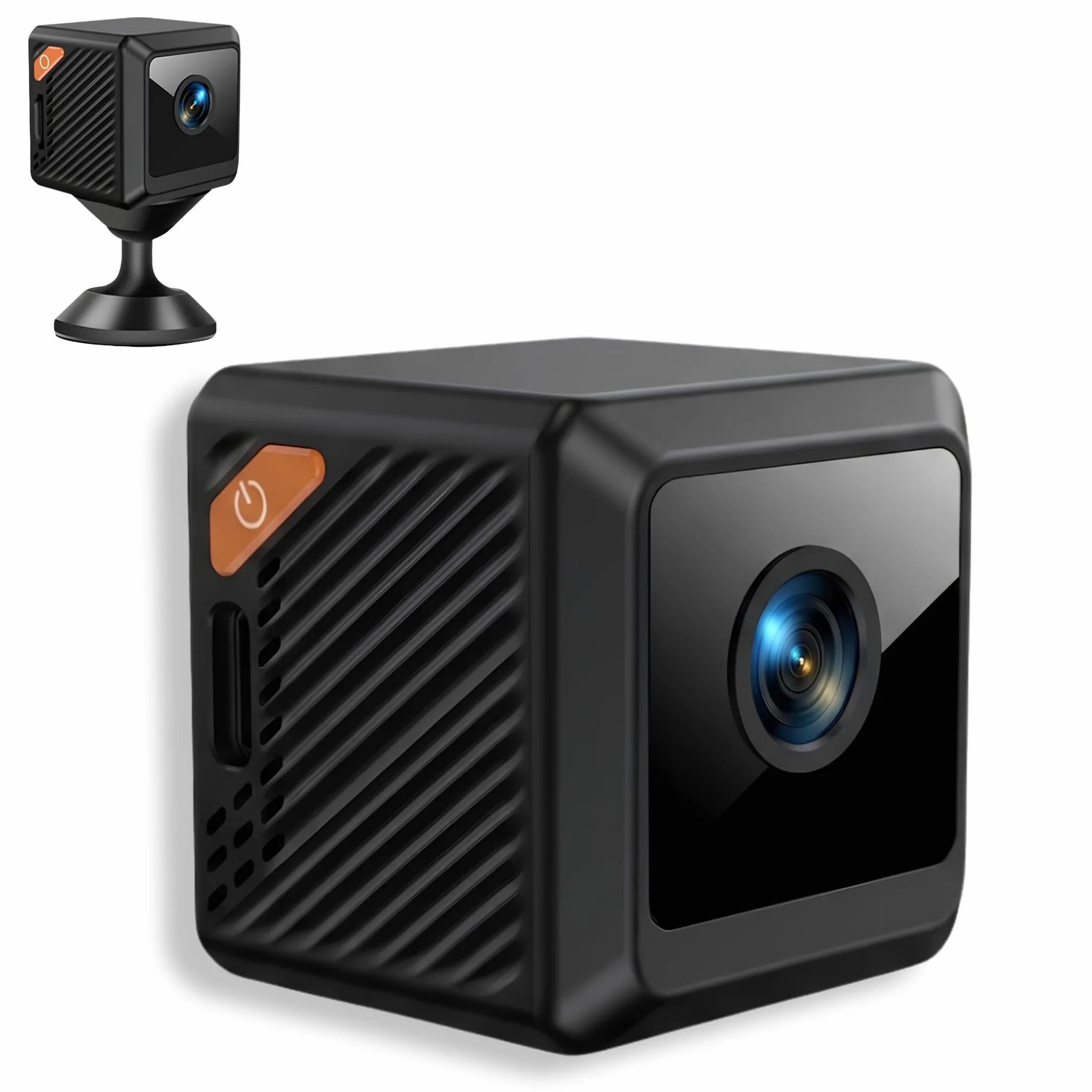 ONESENSE Mini Bezprzewodowa kamera bezpieczeństwa z wbudowanym mikrofonem, 4K HD Night Vision, Wykrywanie ruchu i redukcja szumów 2D - Kamery bezpieczeństwa wewnętrznego -