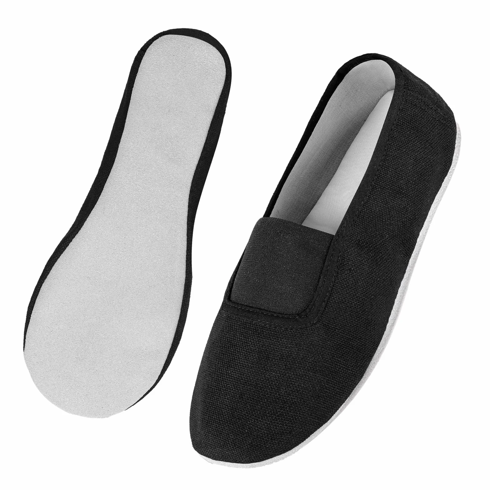 Buty gimnastyczne dla dziewcząt i kobiet, oddychające, dla dzieci, skóra bydlęca, podeszwa, uniseks, czarne