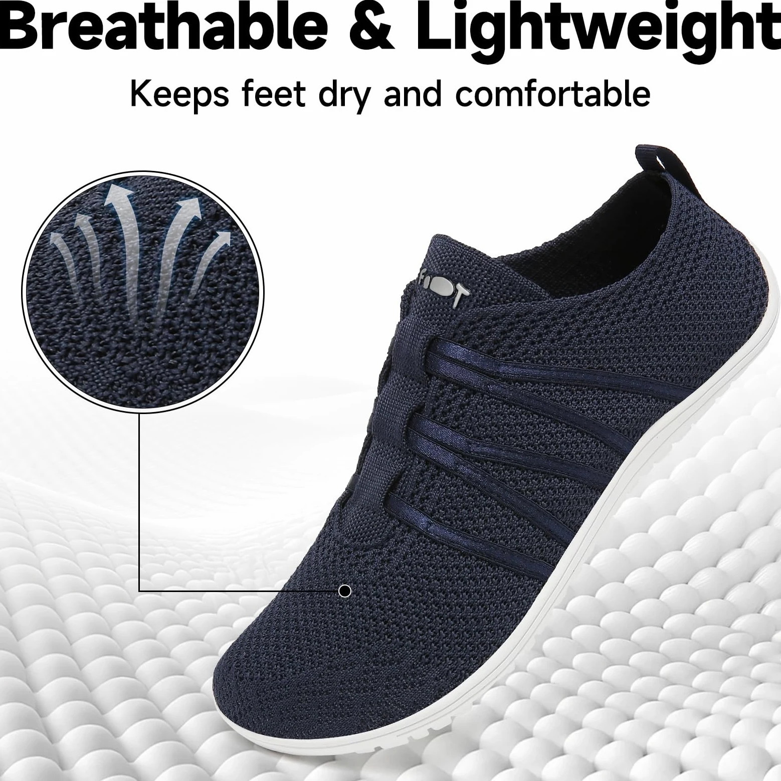 Wizshoe Buty Boso Damskie i Męskie, Wygodne Slip-On Sneakers, Oddychające Buty Fitness z Podeszwą Zero-Drop