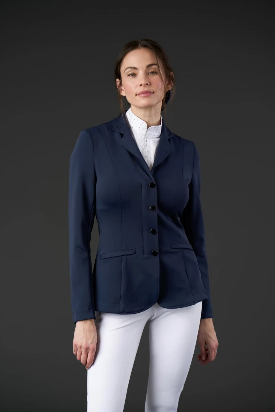 Equipage Damska kurtka turniejowa Monroe Navy