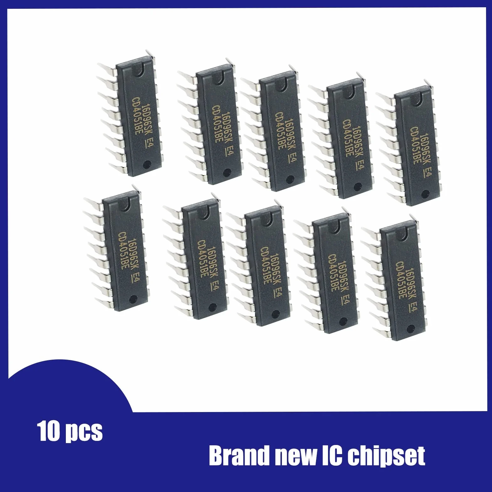 Jadeshay Chipset IC, 10 sztuk/partia CD4051BE Chipset IC Chipset Precyzyjne komponenty elektroniczne