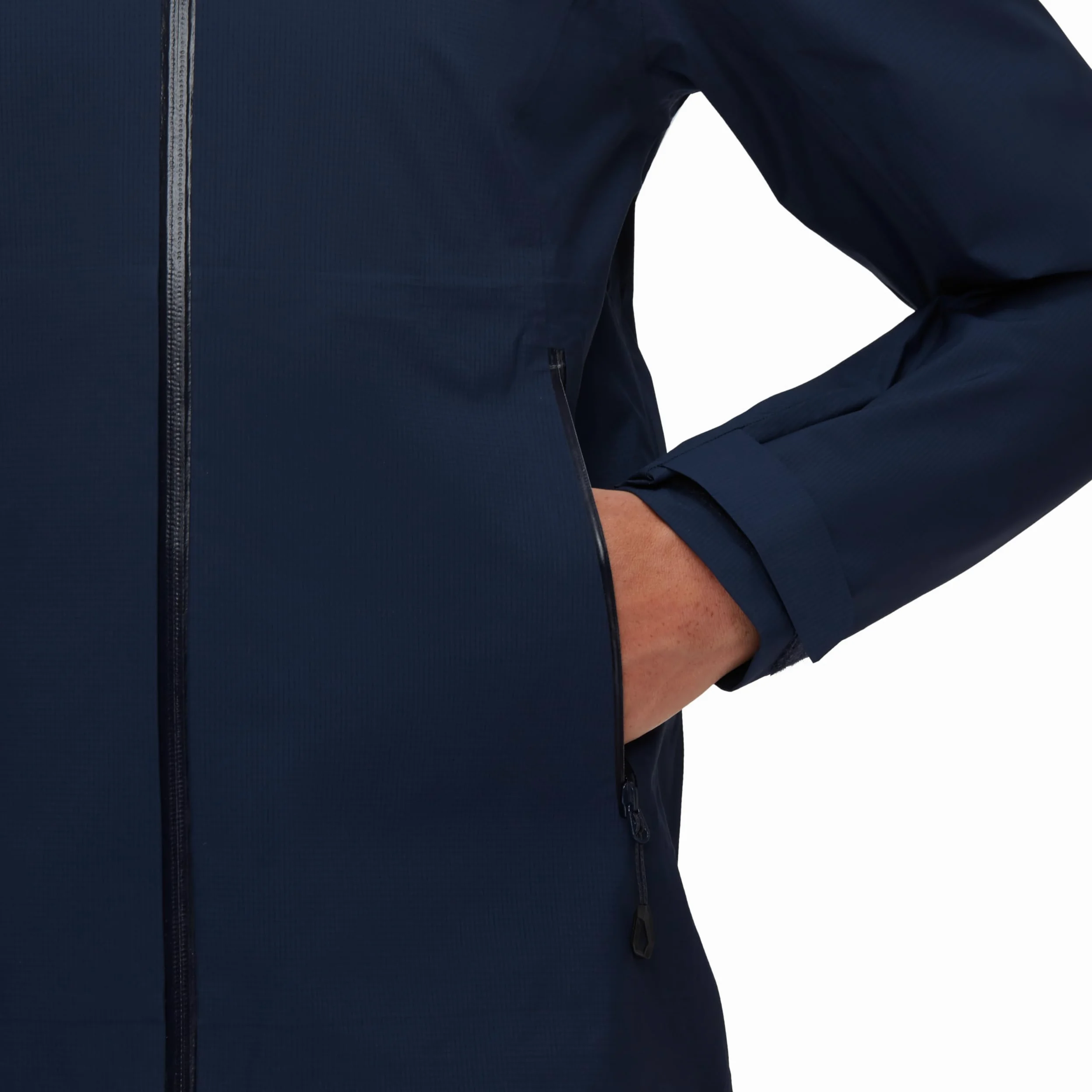 Mammut Alto Light HS Hooded Jacket Women – Lekka Kurtka Hardshell Damska z Kapturem | Trekkingowa, Wodoodporna i Oddychająca | Rozmiar M, Marine