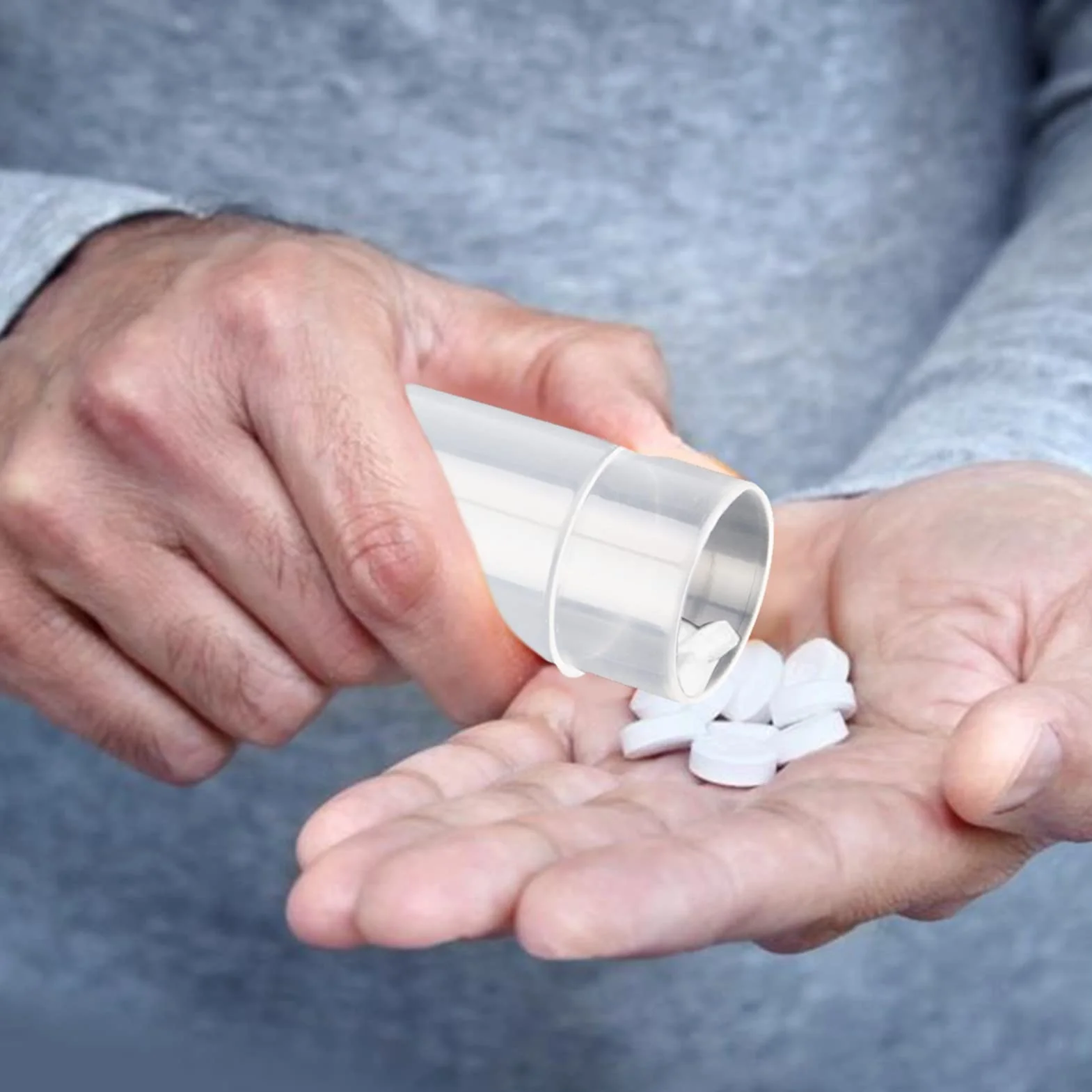 Przezroczyste butelki podróżne 5 ml 50 szt. plastikowe pojemniki na próbki