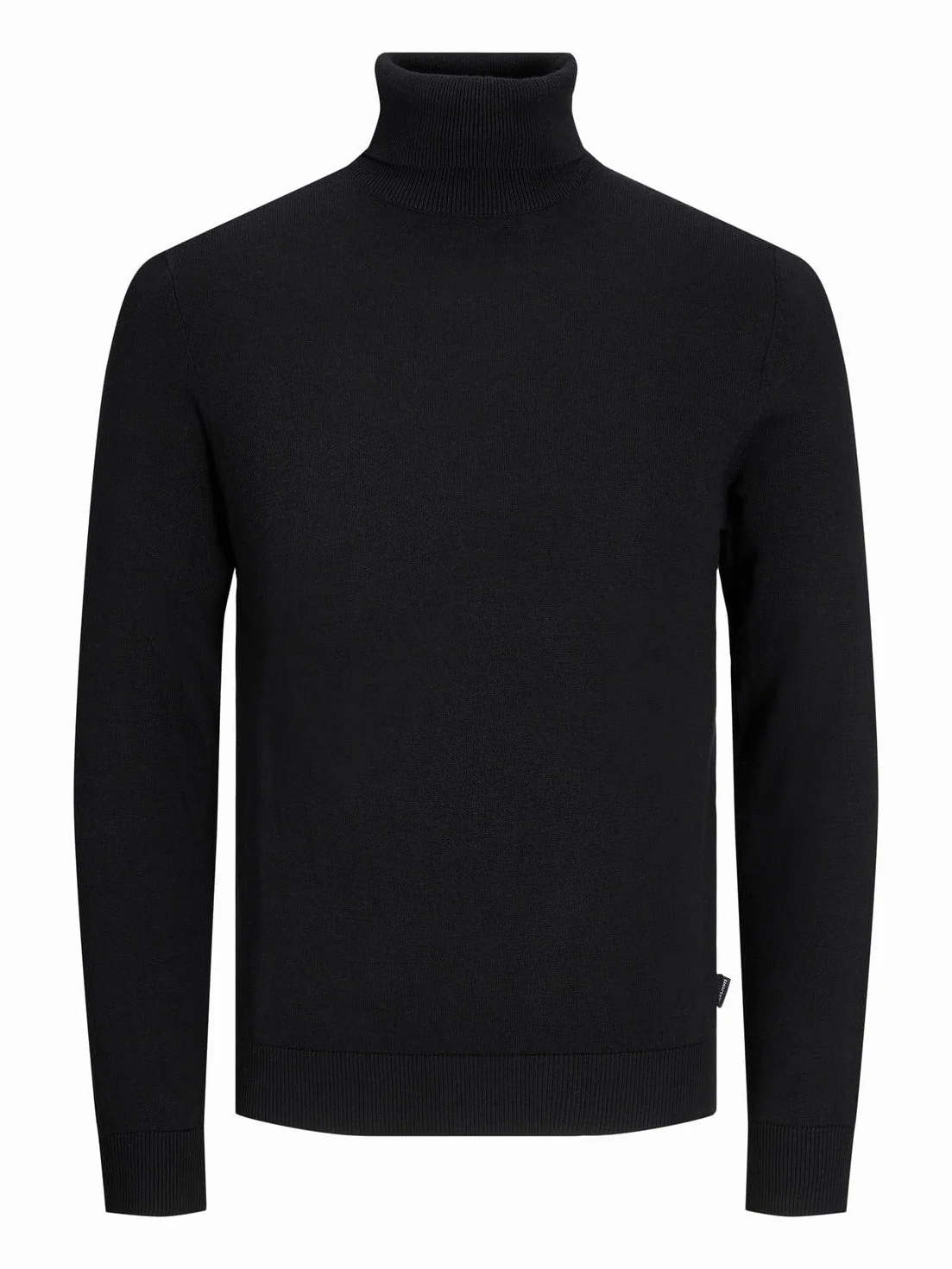 Mêski sweter o kopertowym dekolcie JJEEMIL JACK & JONES W±ski golf z jedwabiem Klasyczny sweter JJEEMIL D³ugi rêkaw