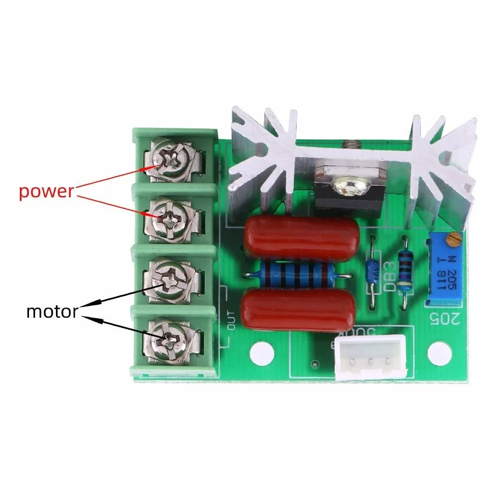 Elektryczny regulator napięcia SCR 2000W AC 50-220V moduł stabilizatora transformatora ściemniacz