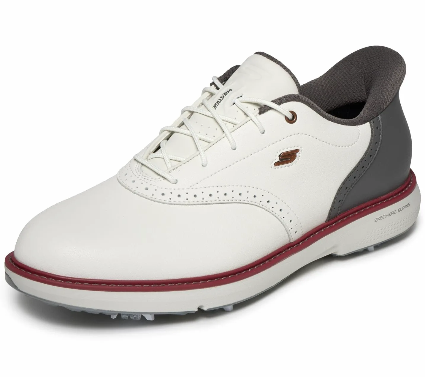 Skechers Męskie buty sportowe typu slip-in Arch Fit Golf Shoe, biały., 42 EU
