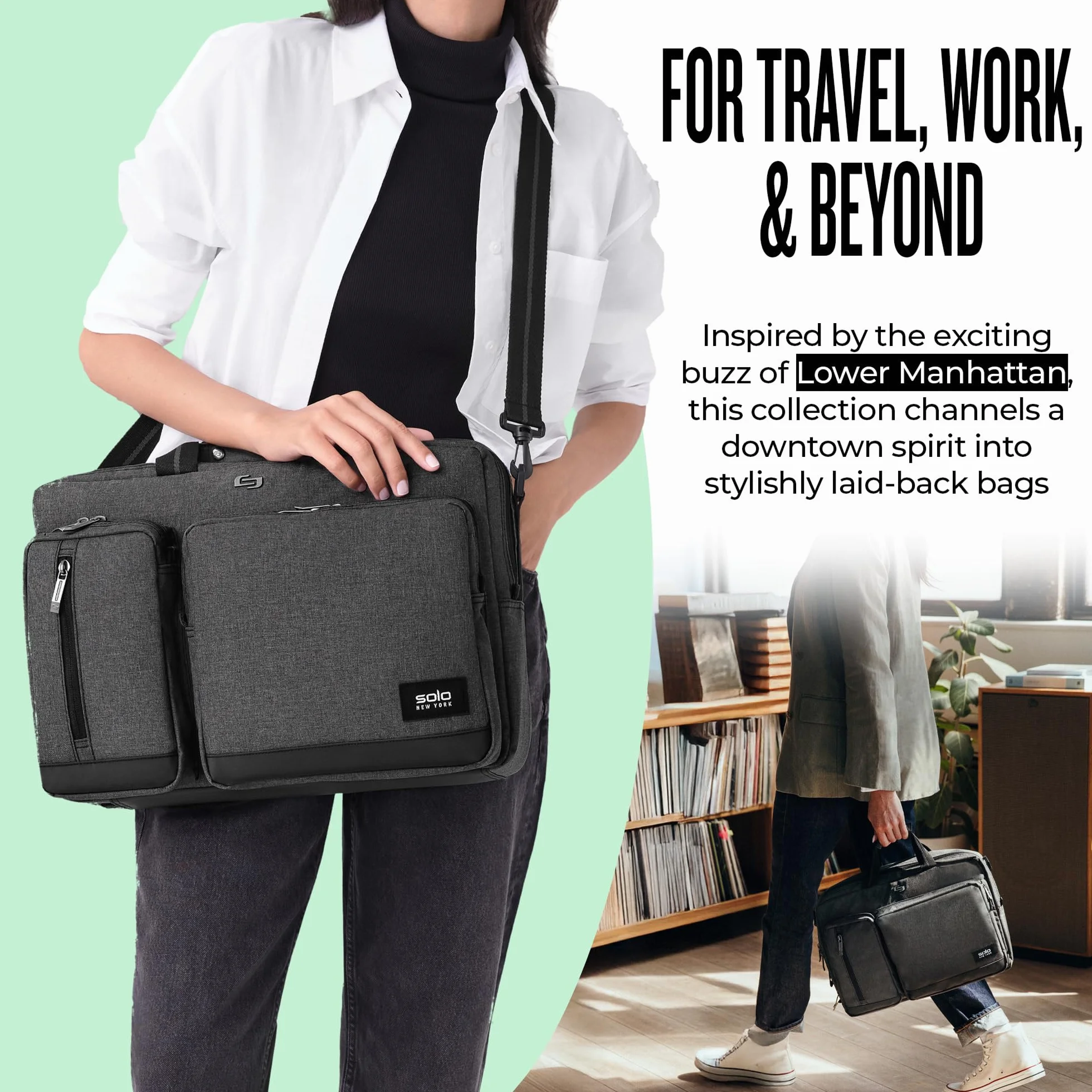 Solo New York Unisex wysokość, trwały plecak na laptopa, wysokość, trwały plecak na laptopa, szary, Rozmiar Uniwersalny