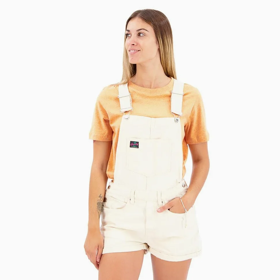 Superdry Bokser Kobiety Vintage Płótno Krótkie Dungaree