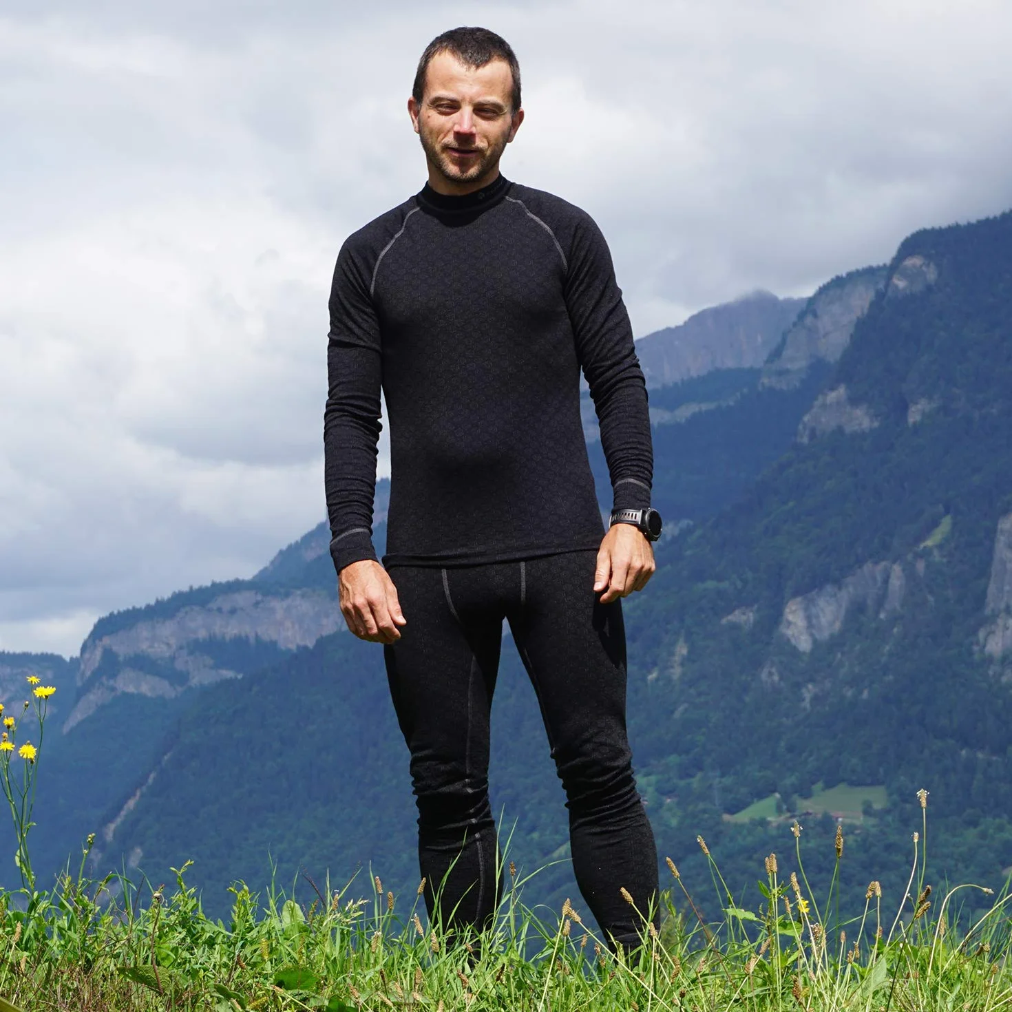 Thermowave Xtreme bielizna męska z merynosów, długie kalesony męskie, bielizna termiczna, 220 g/m², miękka, lekka, do jazdy na nartach, snowboardzie, wyposażenie zimowe, szeroki pas, rozmiary S-3XL