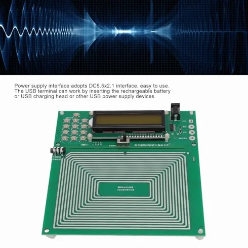 Generator Fal Schumanna, Cyfrowy Generator Sygnału Sinusoidalnego 7,83 Hz z możliwością ładowania Przez USB, Regulowany Generator Impulsów o Bardzo Niskiej Częstotliwości