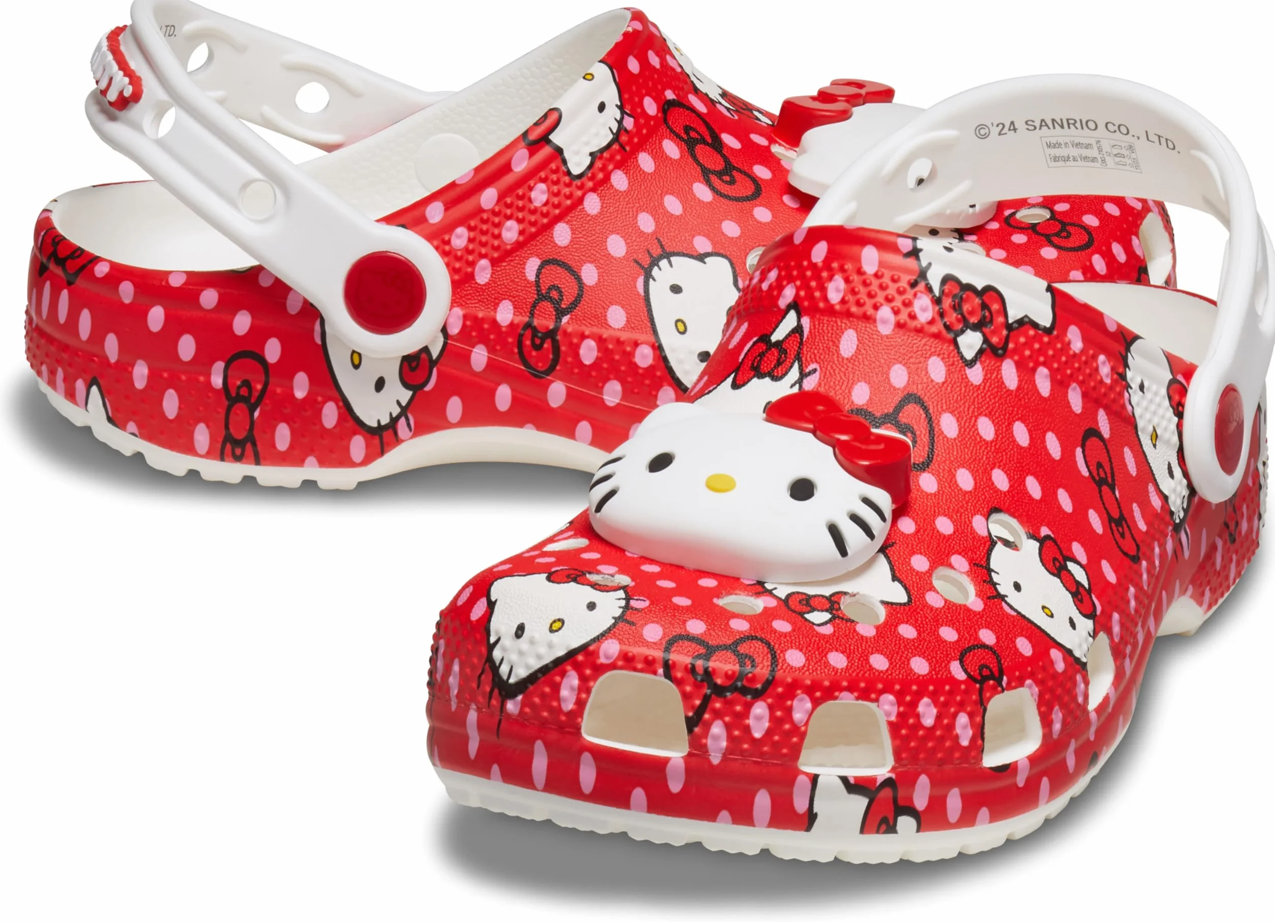 Crocs Uniseks - dzieci Hello Kitty Red Classic Clog TChodak