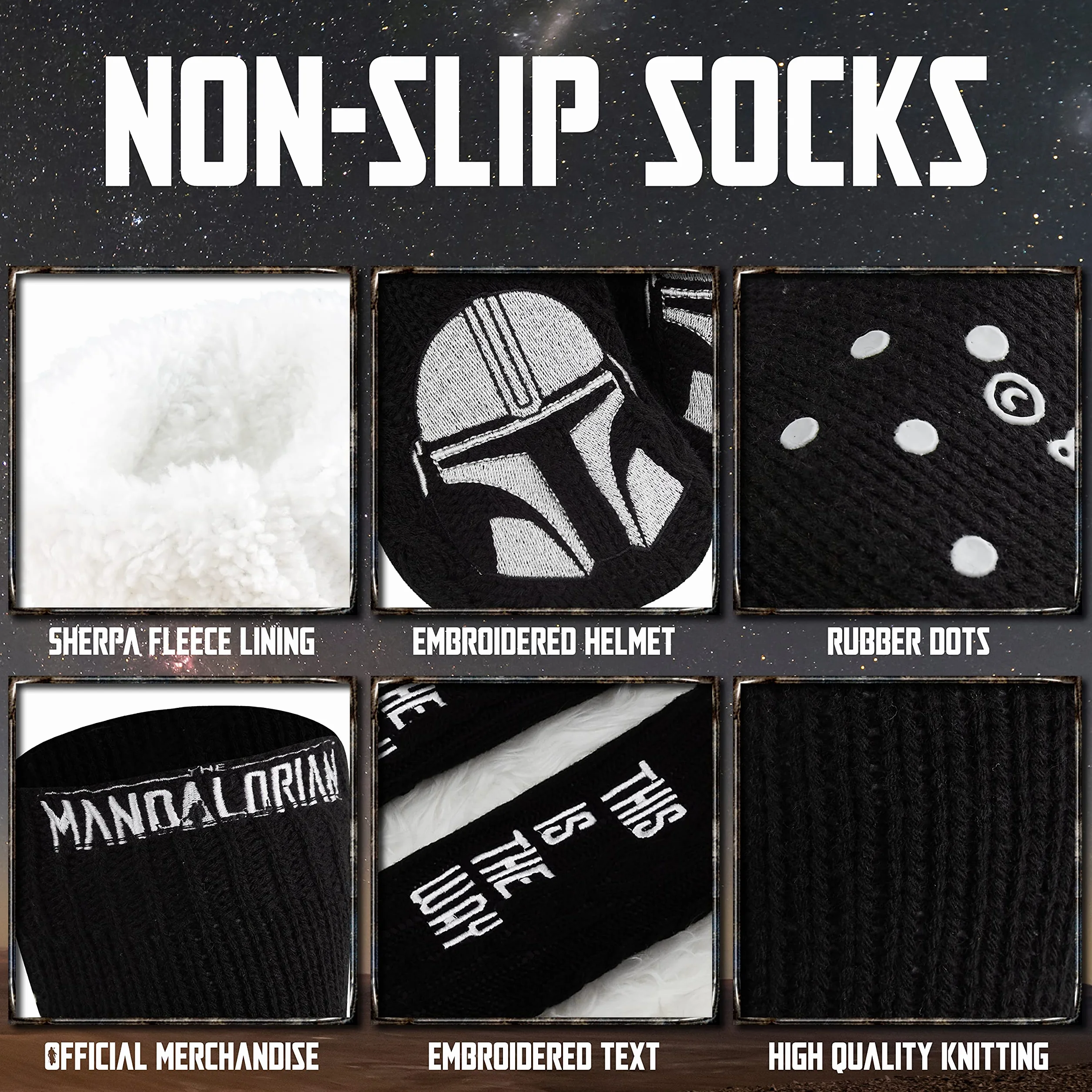 The Mandalorian Fluffy Socks, skarpetki męskie Baby Yoda, ciepłe skarpetki z dzianiny