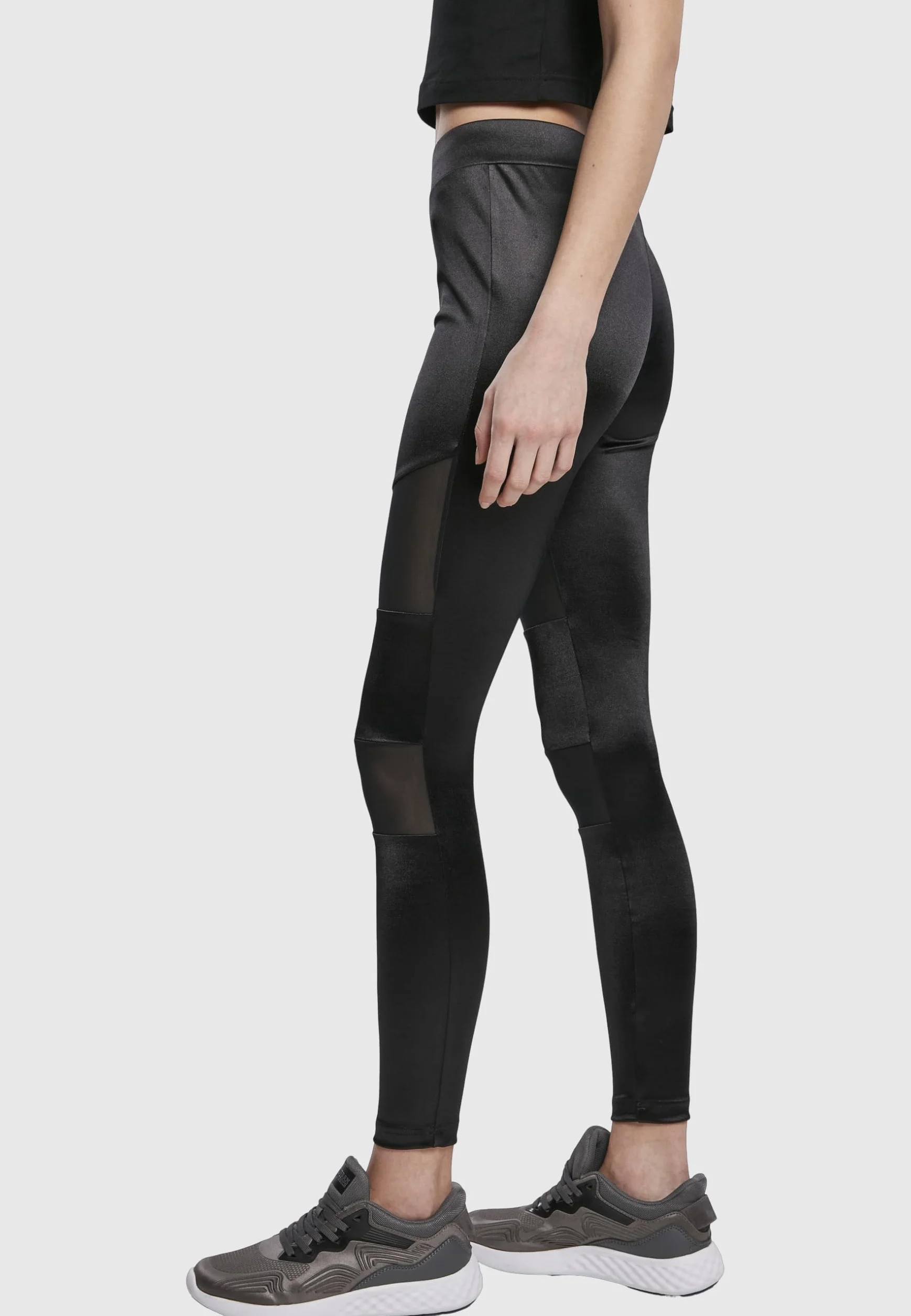 Urban Classics Ladies Shiny Tech Mesh Leggings