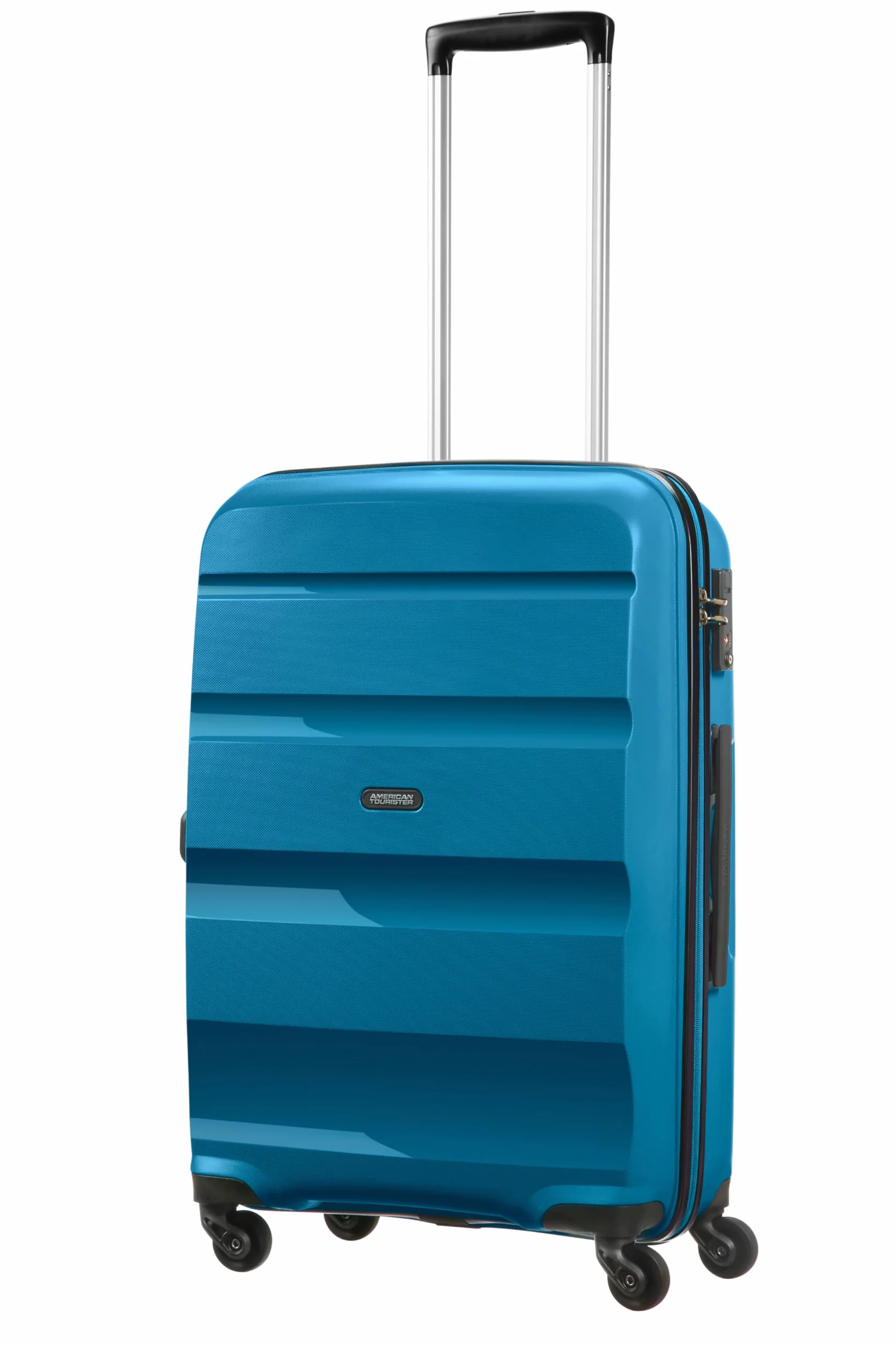 American Tourister BON AIR Spinner M Walizka 66 cm 57.5L Niebieski Seaport Blue