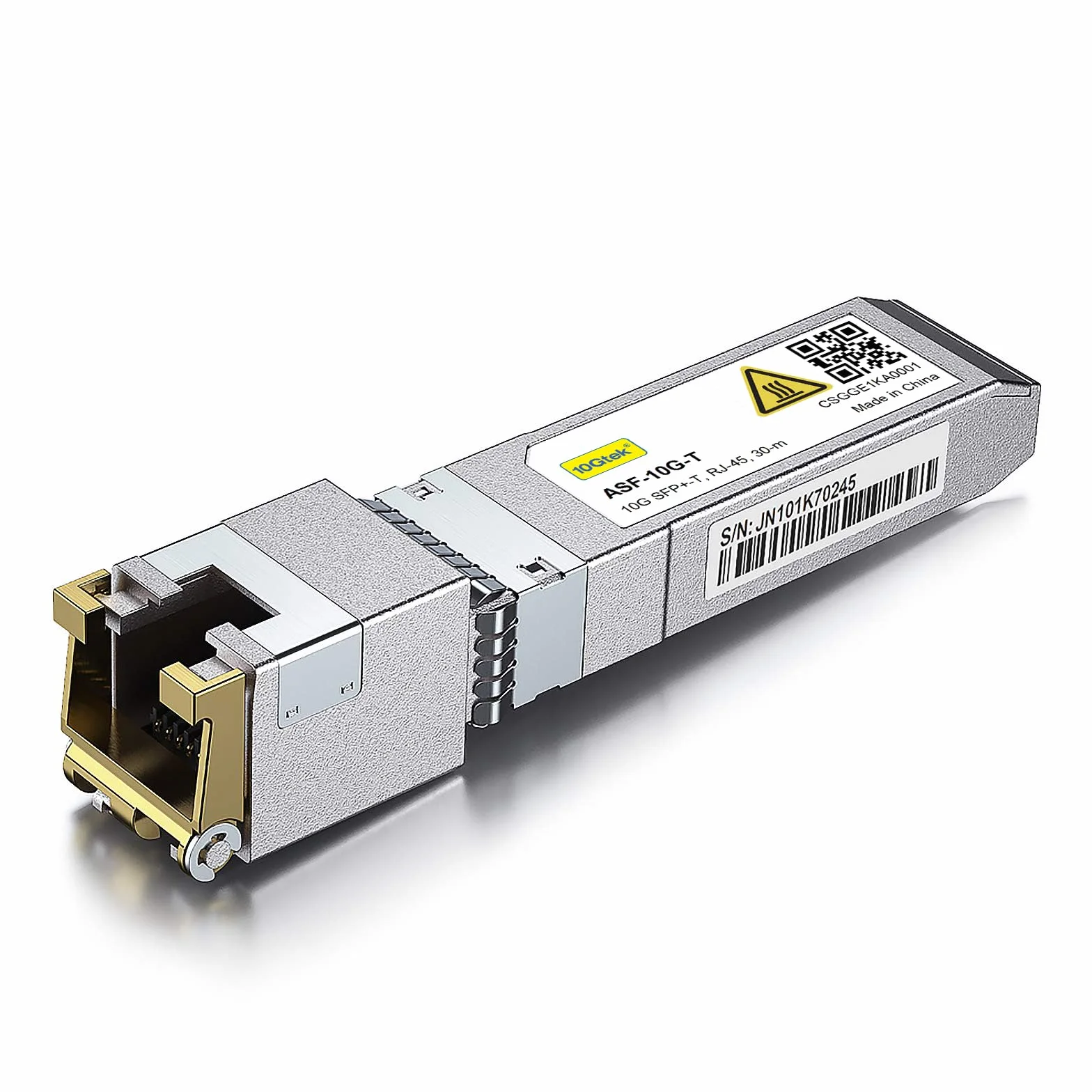 Transceiver 10GBase-T SFP+, 10G T, 10G miedź, RJ-45 SFP+ CAT.6a, do 30 metrów, kompatybilny z HPE