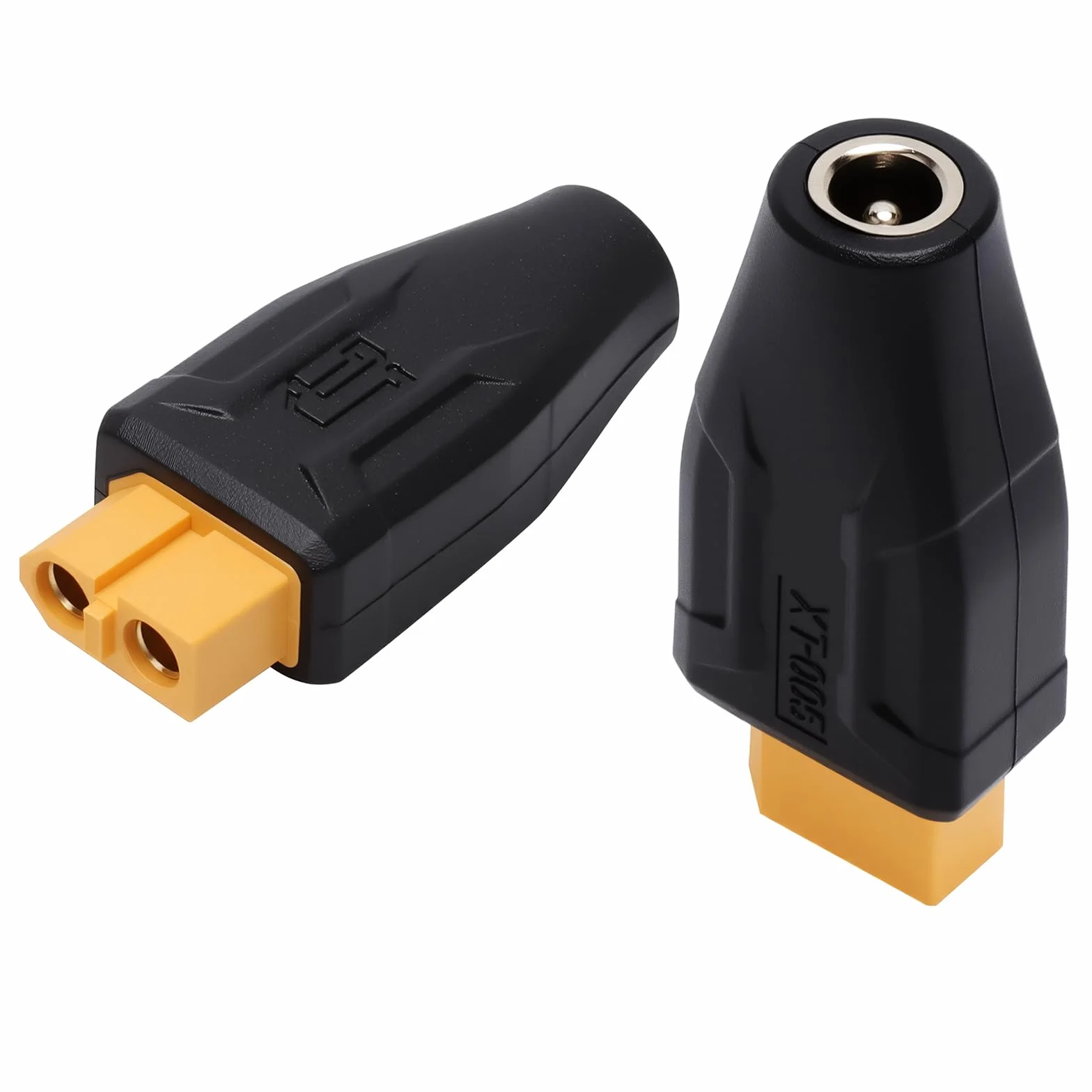 TNSLAND 2 sztuki XT60 wtyczka 5,5 mm x 2,1 mm bezprzewodowa, adapter do monitora FPV, zasilania, TS100, baterii Lipo, samochodu RC