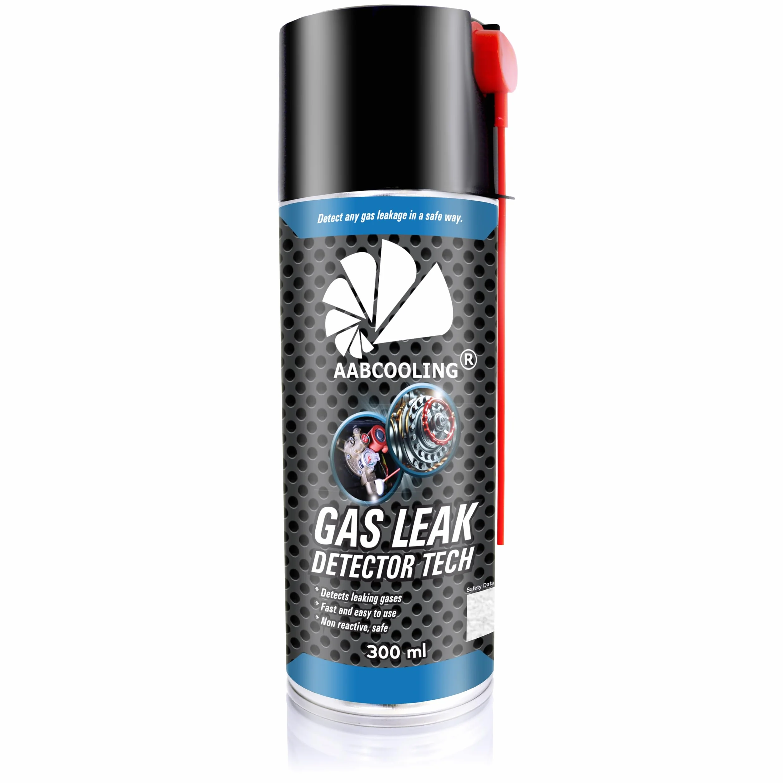 AABCOOLING Gas Leak Detector 300ml - Tester Szczelności Układów Sprężonego Powietrza, Instalacja Pneumatyczna do Malowania, Wykrywacz Nieszczelności w Wężach do Kompresora, Złączkach, Pistoletach