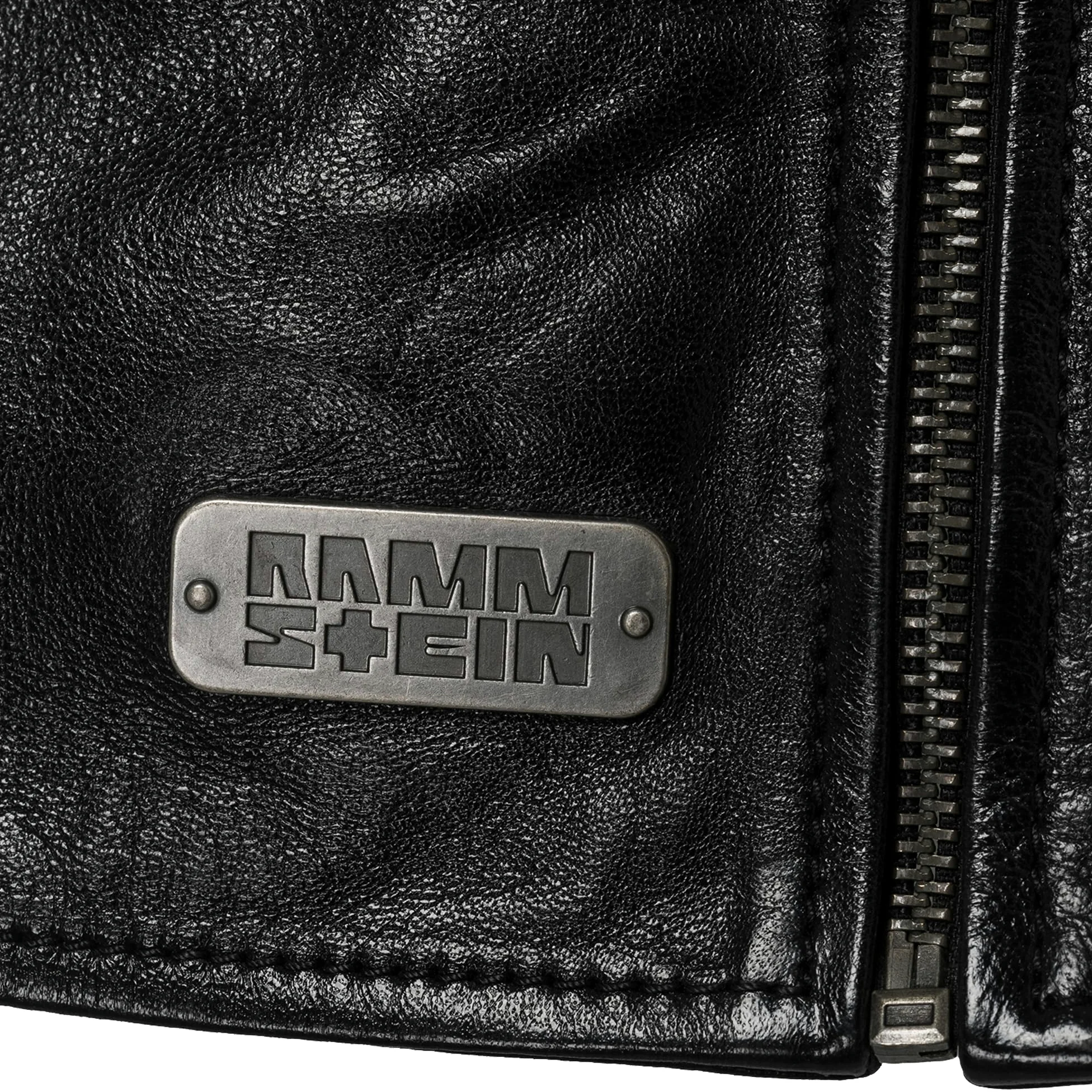 Rammstein Damska kurtka skórzana skrzydła, czarna, oficjalny produkt