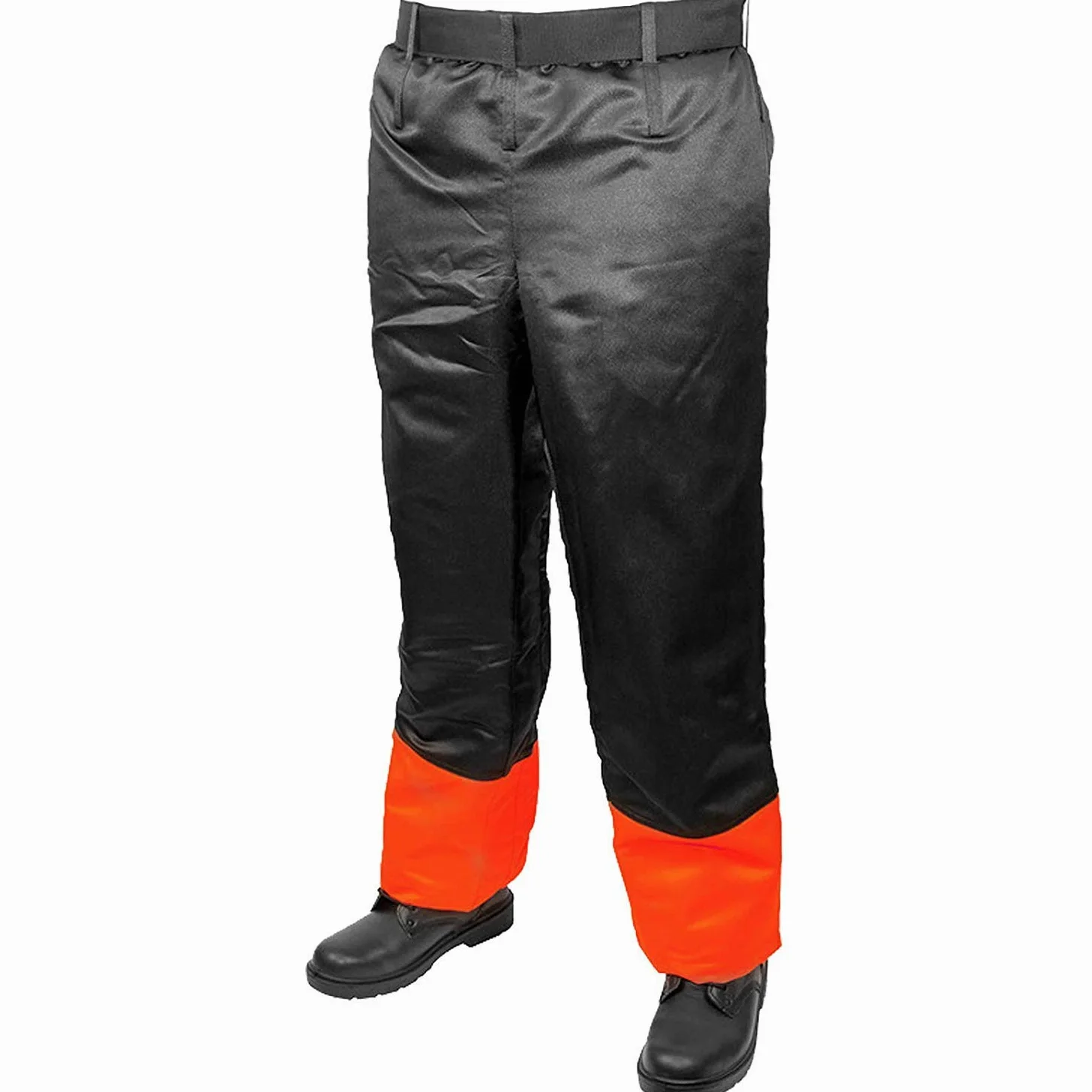 SPARES2GO Spodnie ochronne z piłą łańcuchową bez siedzenia leśne (jeden rozmiar, 79 cm - 106 cm)
