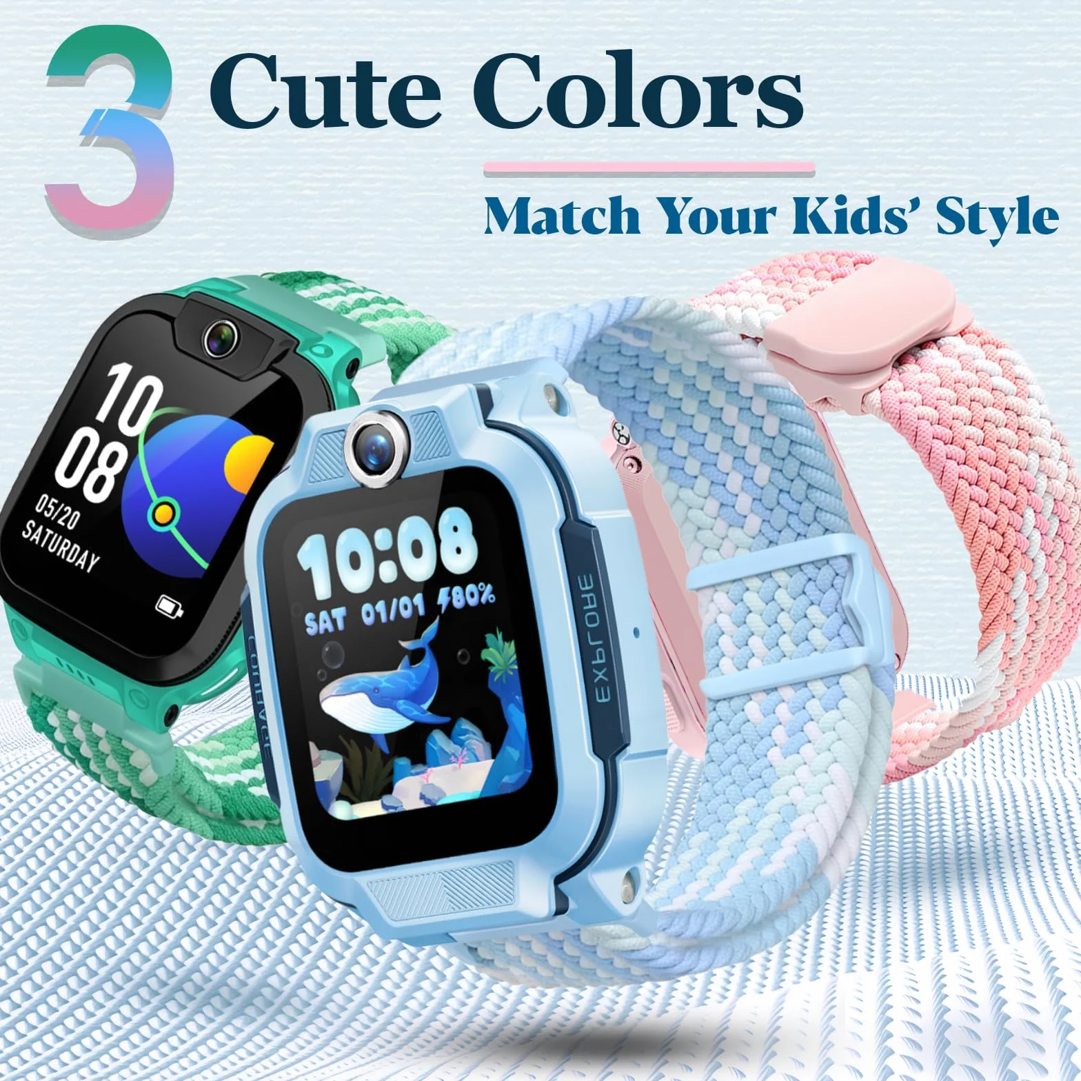 Generisch Z1 Kids Smartwatch zestaw akcesoriów - kompatybilny z telefonem imoo Watch