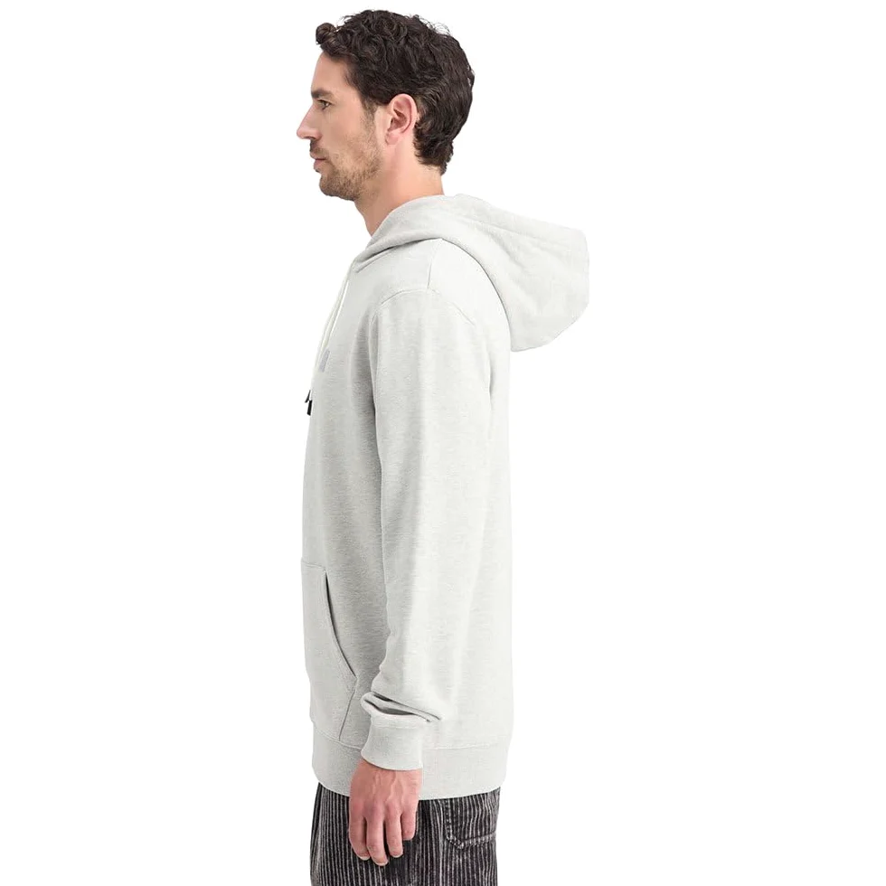 Scotch & Soda Essential odznaka Logo Hooded Bluza z kapturem Męska bluza z kapturem, Szary melanż 050, L