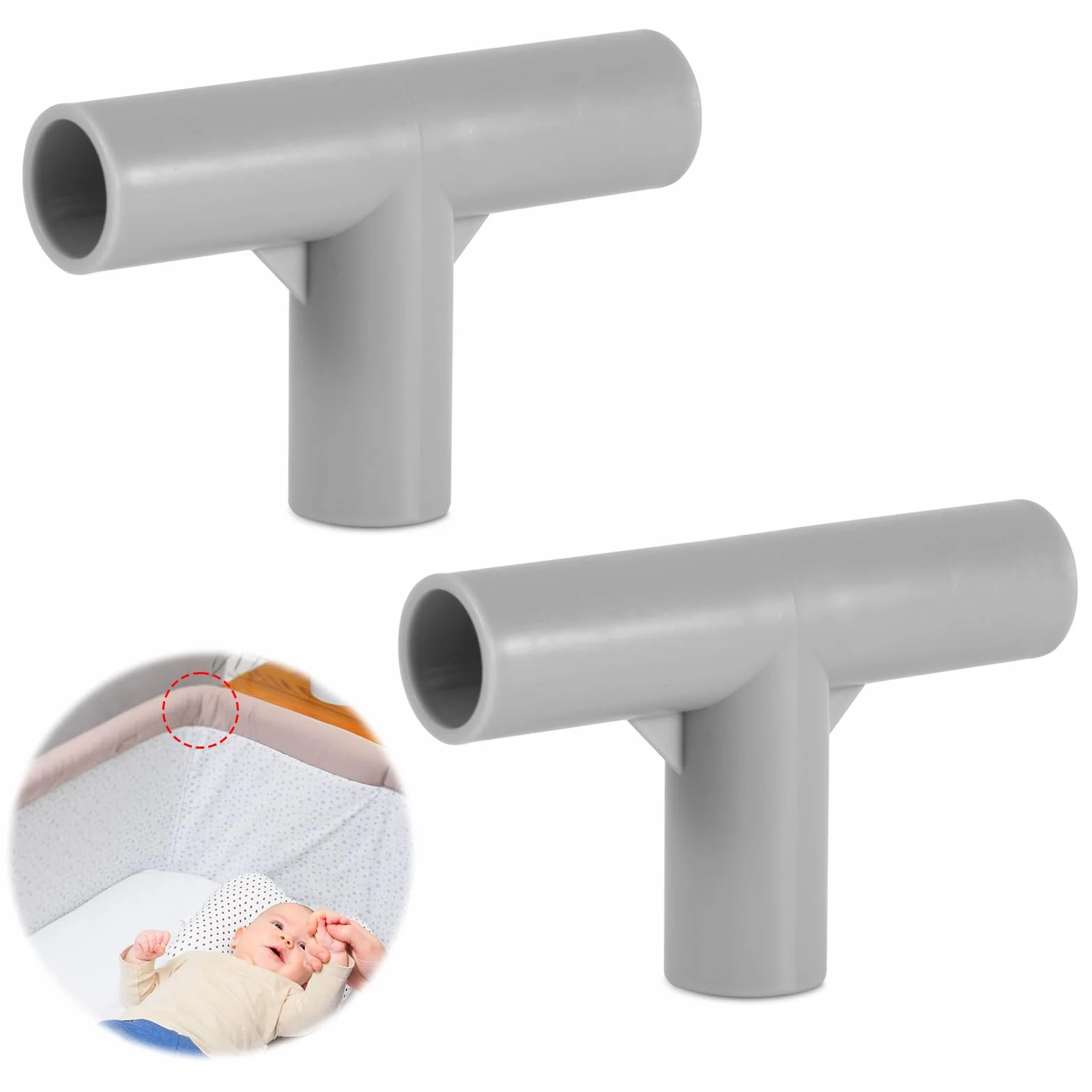 2 x uszczelka T do parku dla dzieci, złącza 1,9 cm, akcesoria do zabawy