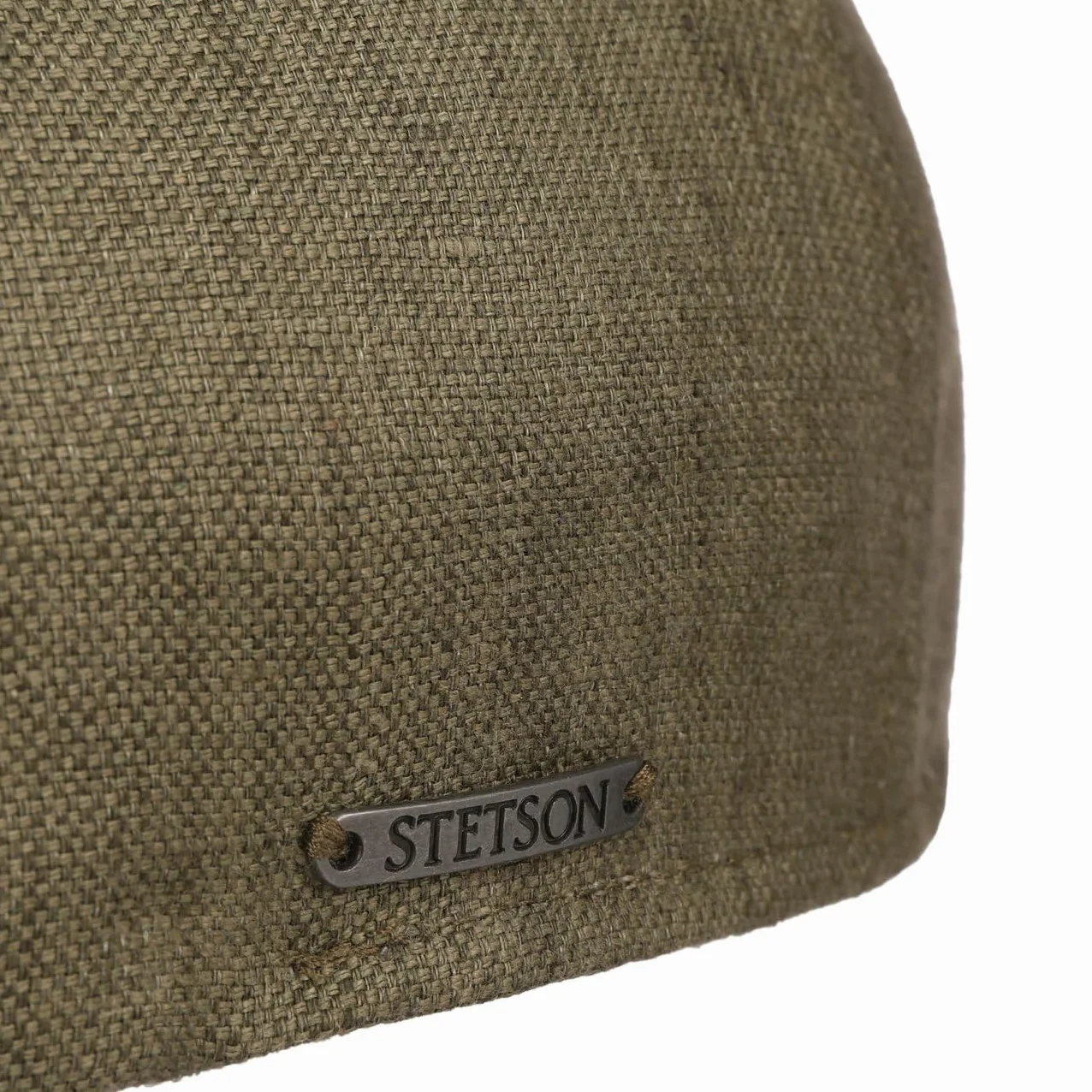 Stetson Texas Just Linen płaska czapka damska/męska – ze 100% lnu – Made in The EU – z podszewką z bawełny – sześcioczęściowa czapka z daszkiem z metalowym emblematem – wiosna/lato