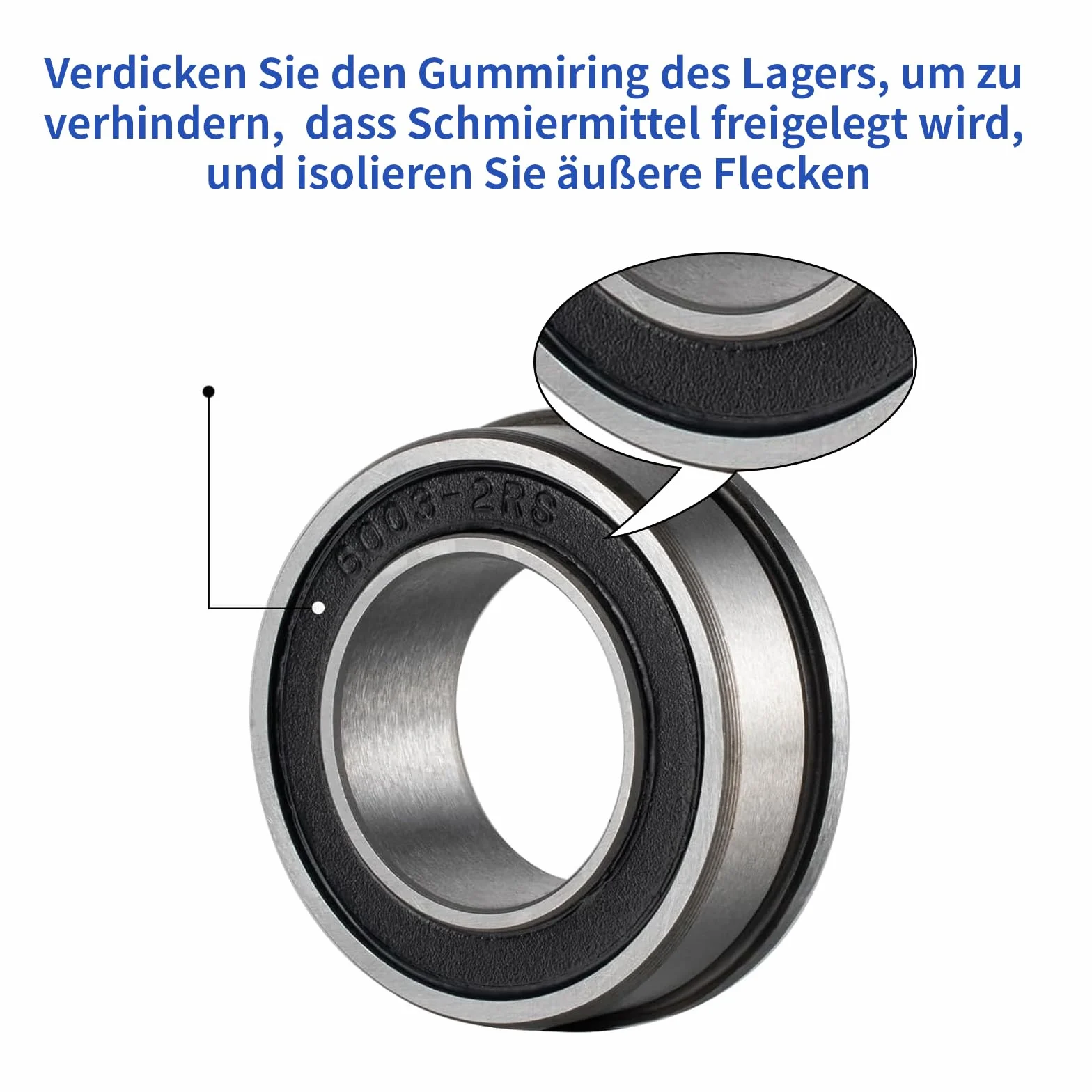 4 szt. F6003 F6003-20-2RS kołnierzowe łożysko kulkowe, łożysko kulkowe 35 x 20 x 11 mm, łożysko kulkowe do wszystkich rodzajów taczek, kół do taczek, instalacji przemysłowych, pojazdów