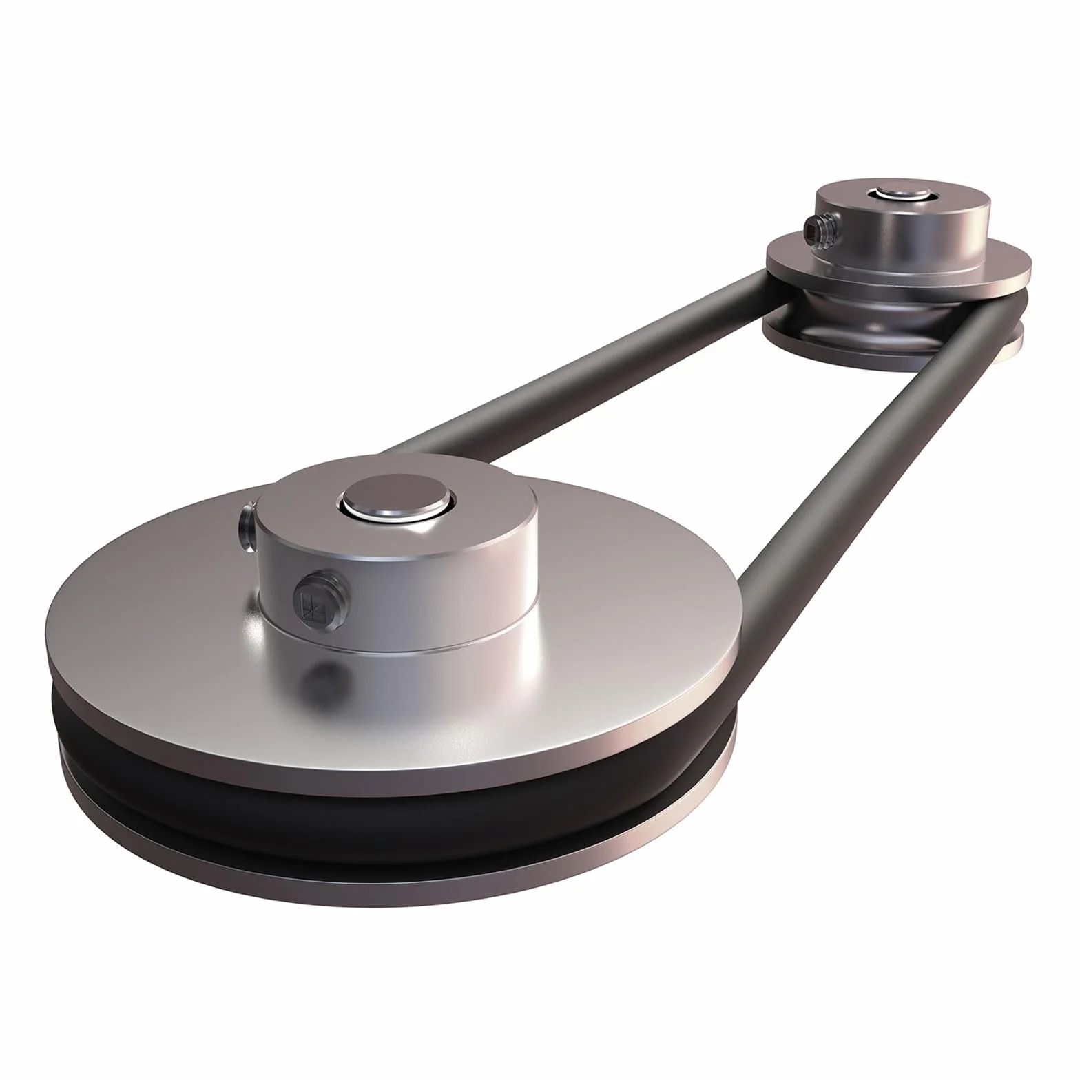 QUARKZMAN 3,17 mm koło pasowe V ID i 20 mm OD Pojedyncze gniazdo ze stopu aluminium do okrągłego paska PU 3 mm wał silnika maszyny wiertniczej