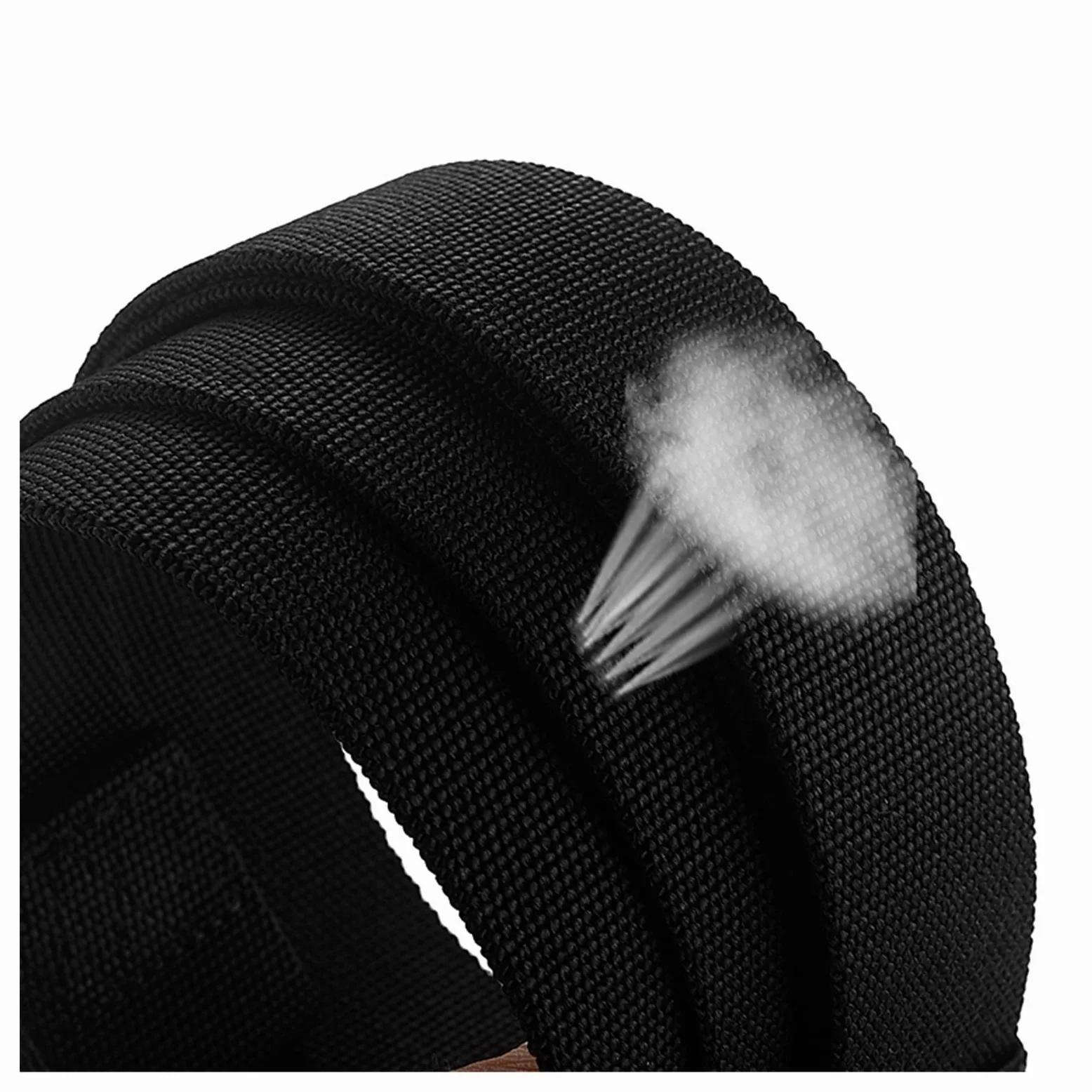 Pasy wojskowe dla mężczyzn elastyczne płótno męskie taktyczne paski na zewnątrz jakość prosta konstrukcja(46inch/115cm,Black)