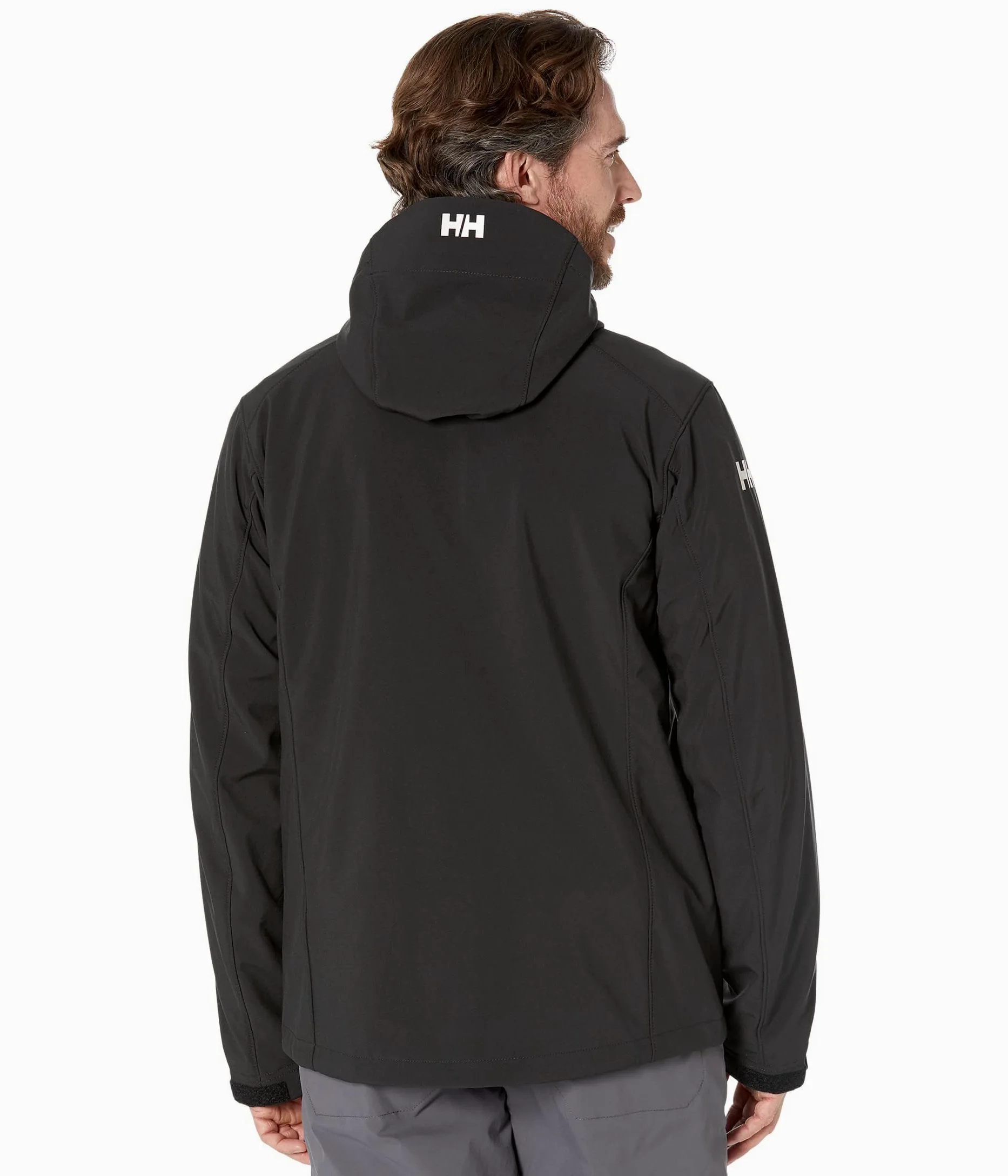 Helly Hansen Mężczyźni Paramount Hooded Softshell Jacket Kurtka Softshell, Czarny, S