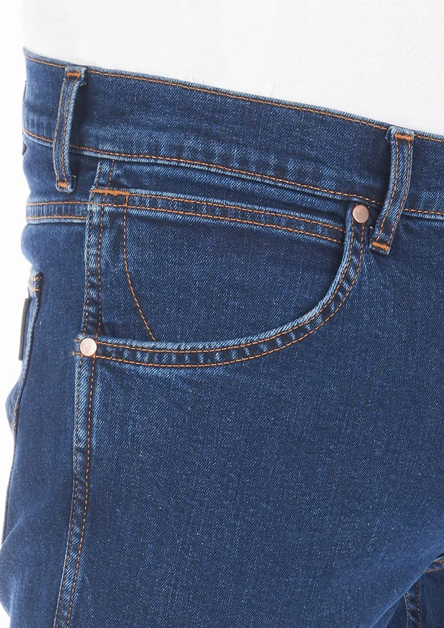 Wrangler męskie dżinsy Regular Fit Greensboro spodnie Straight Jeans Stretch bawełna niebieski czarny W30 W31 W32 W33 W34 W35 W36 W38 W40 W42 W44