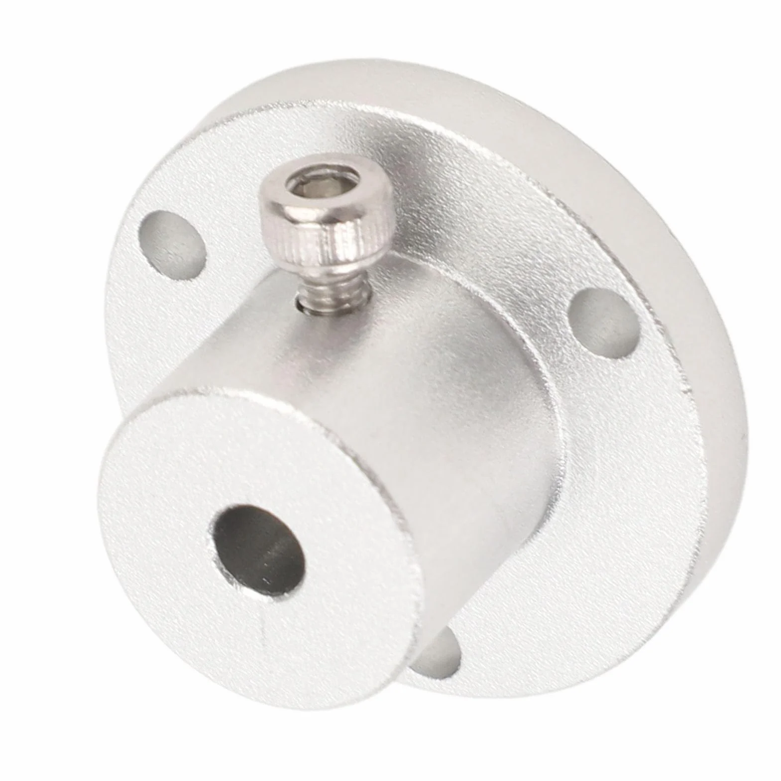 Sprzęgło 4 mm do koła Mecanum, 60 mm, precyzyjne rozmiary, bezpieczny mechanizm, uniwersalna piasta ze śrubą nastawczą ze stali nierdzewnej