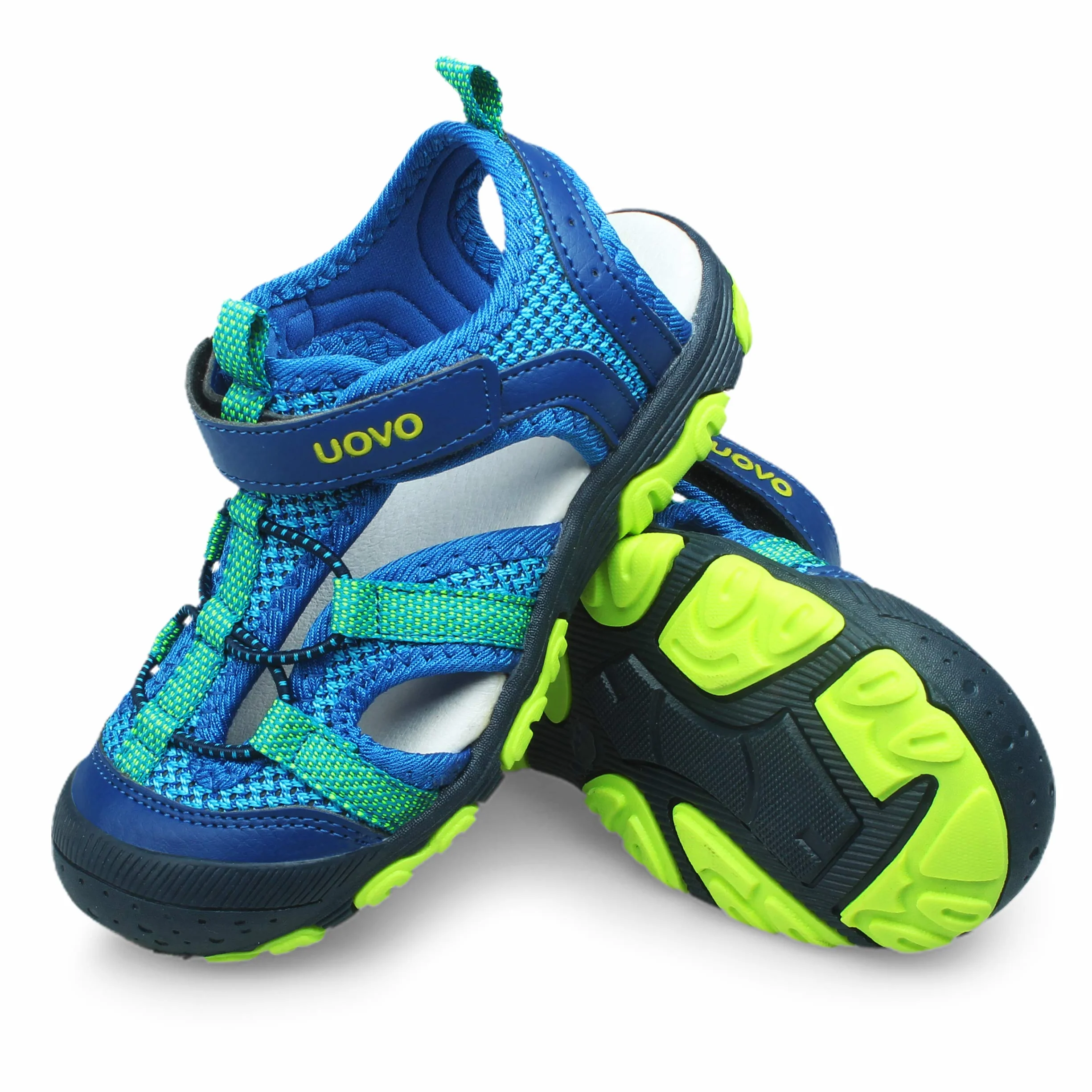 UOVO Sandały chłopięce do trekkingu, wędrówek, dla dzieci, buty letnie, outdoorowe, z zamkniętymi palcami, sportowe sandały 25-35