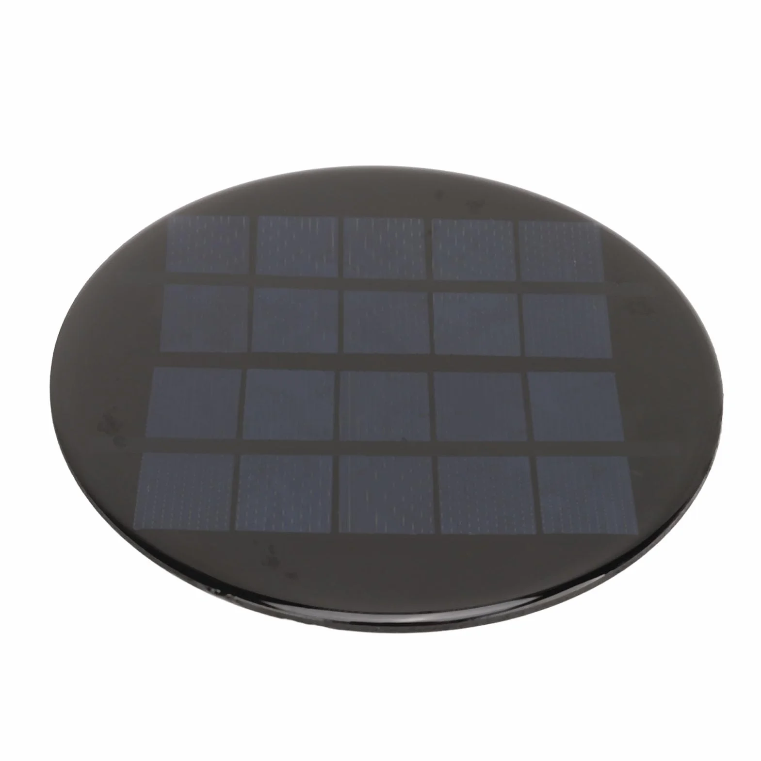 Mini okrągły panel ogniw słonecznych 1,1 W 5 V 120 mm akumulator 3,7 V mały moduł ogniw słonecznych z polikrystalicznego krzemu