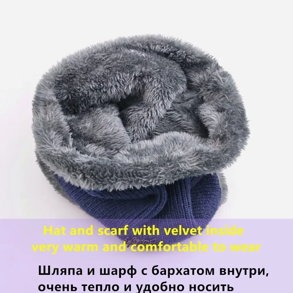 Czapki męskie czapki zimowe dla mężczyzn szalik czapka z dzianiny czapka damska czapka zimowa czapka męska Homme Bonnet (kolor: B, rozmiar: 55-62 CM)