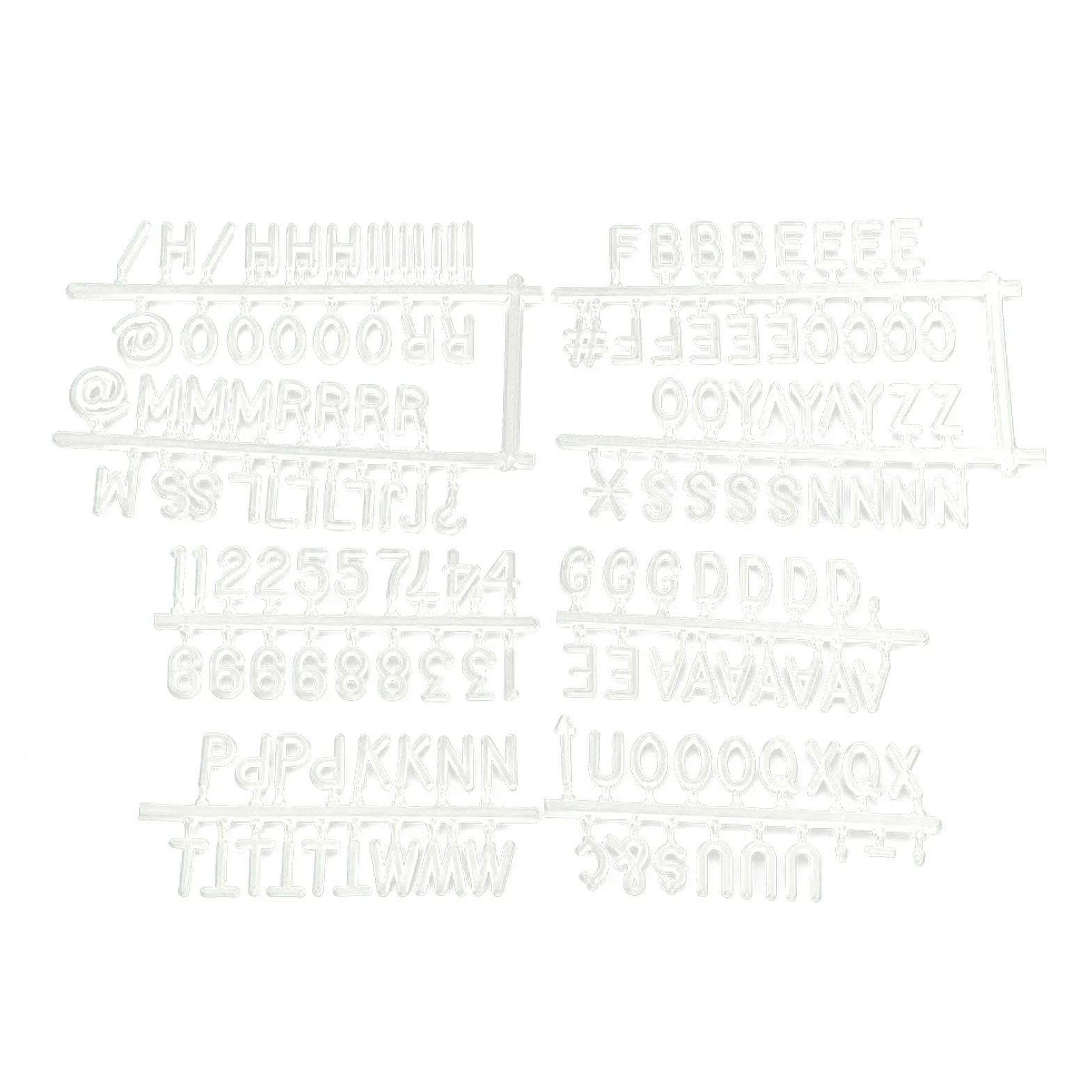 Szary filcowy zestaw tablic na listy, tablica z literami tablica z literami DIY tablica z literami Wystrój pokoju w domu(White frame)